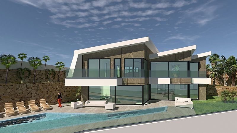 Bathroom interior in new-build villa, Maryvilla, Calpe