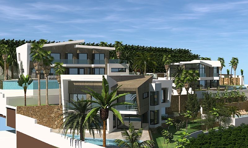 Kitchen with high-specification appliances in new-build villa, Maryvilla, Calpe
