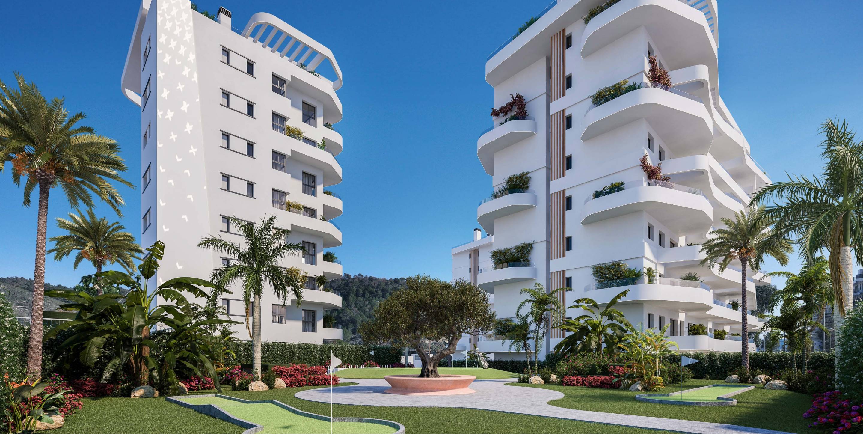 Surrounding residential street in Playas Del Torres, Villajoyosa