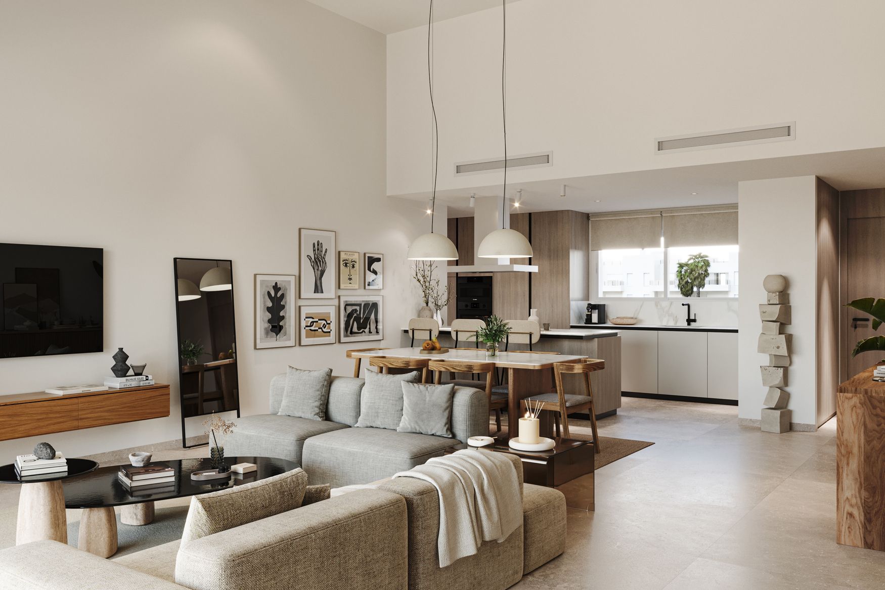 Second bedroom with built-in wardrobes in new-build villa, La Finca Golf, Algorfa