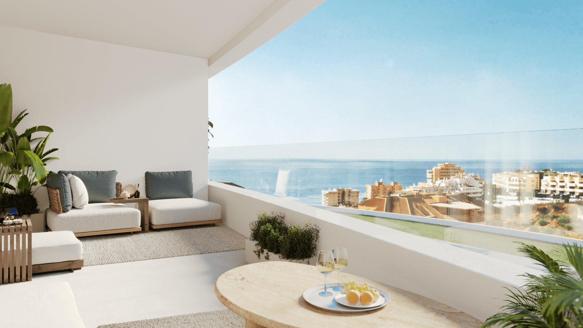 Kitchen with modern units in 3-bedroom new-build townhouse, El Higuerón