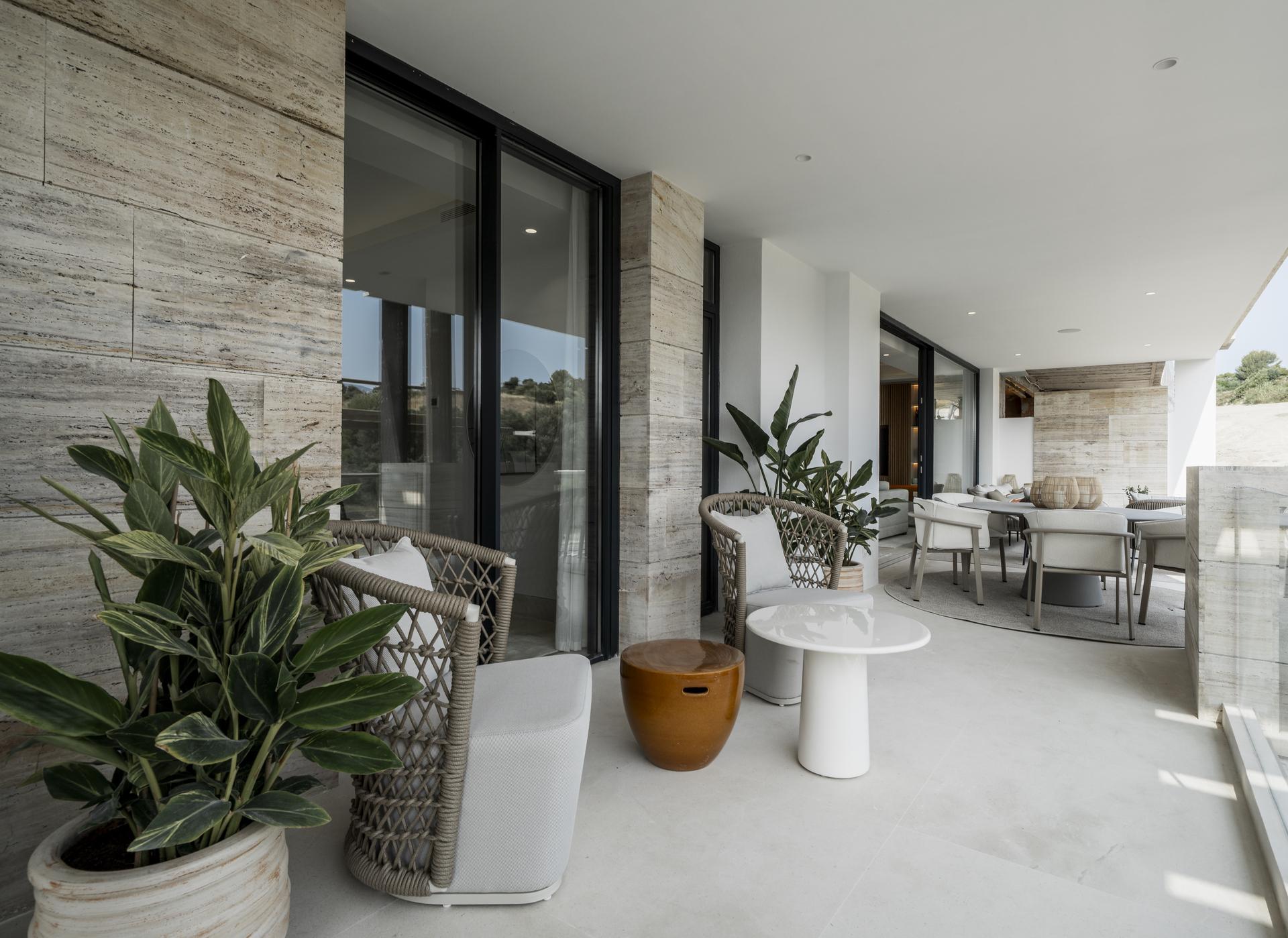 Site plan showing ground-floor apartment position within new-build development, Aloha, Marbella
