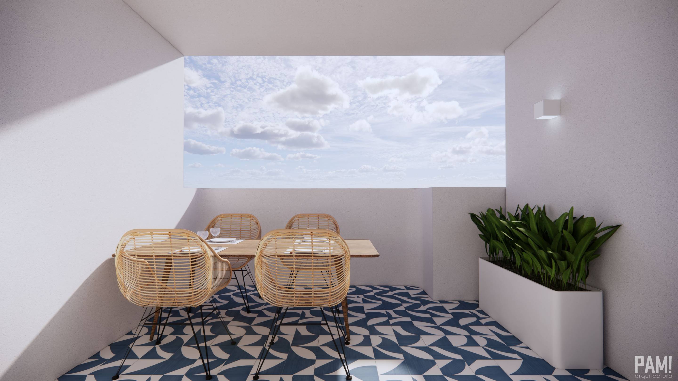 Bedroom with window and fitted furniture, El Mojón apartment