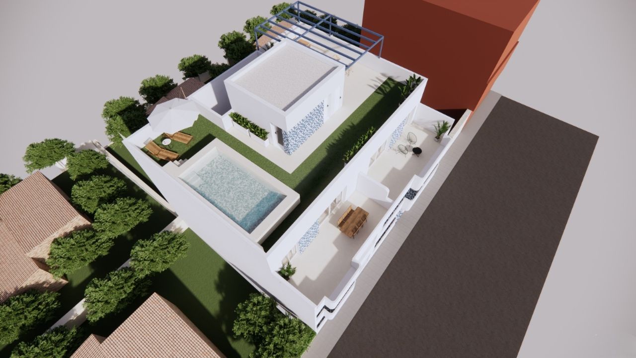 Living area in 2-bedroom apartment, El Mojón, Pilar De La Horadada