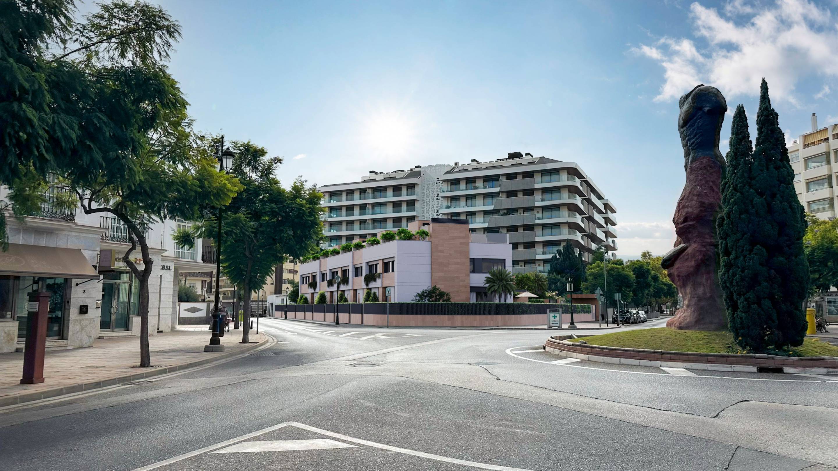 Living area in 3-bedroom townhouse, Castillo de Sohail, Fuengirola