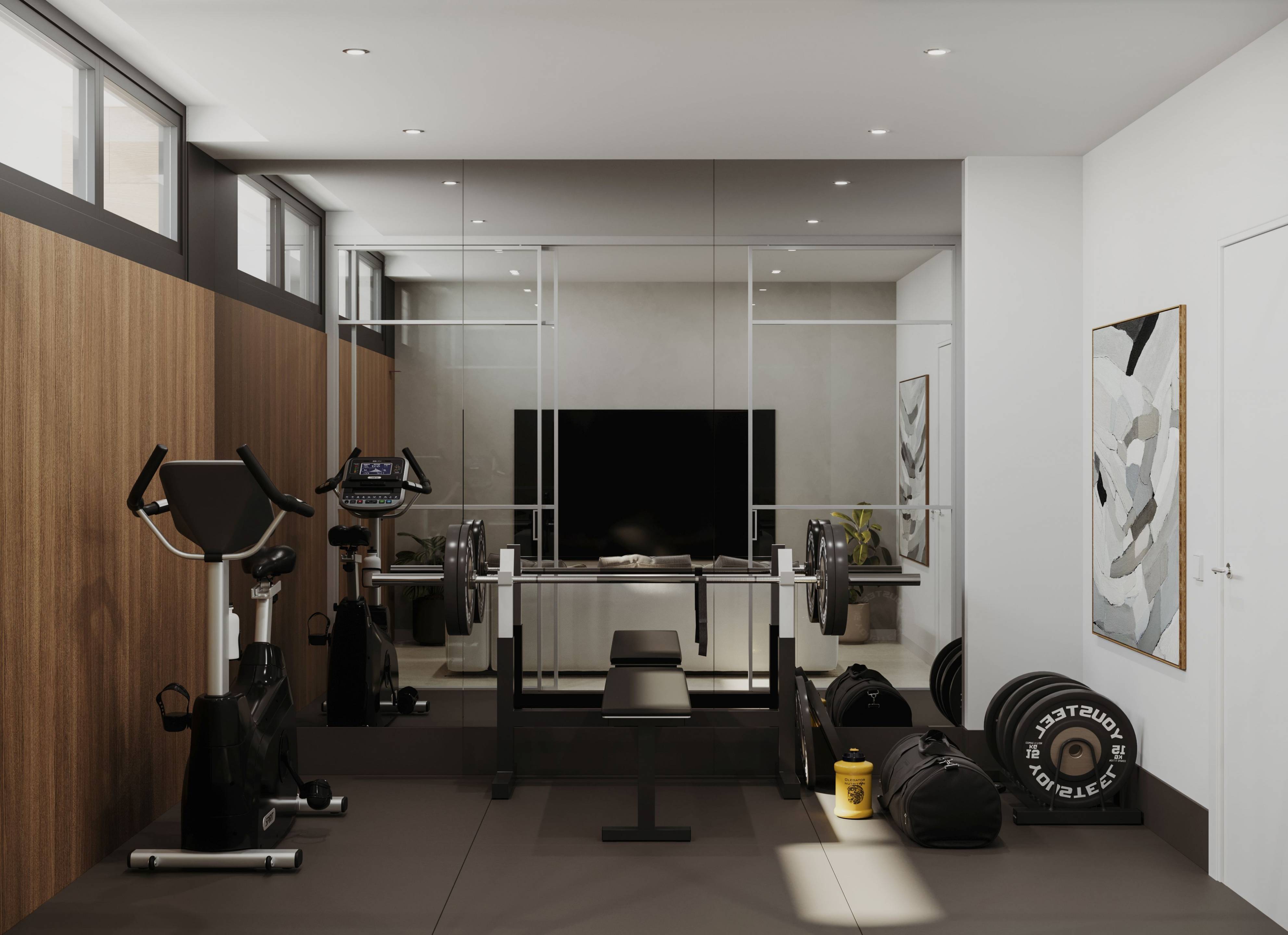 Built-in wardrobes in bedroom, townhouse, Castillo de Sohail