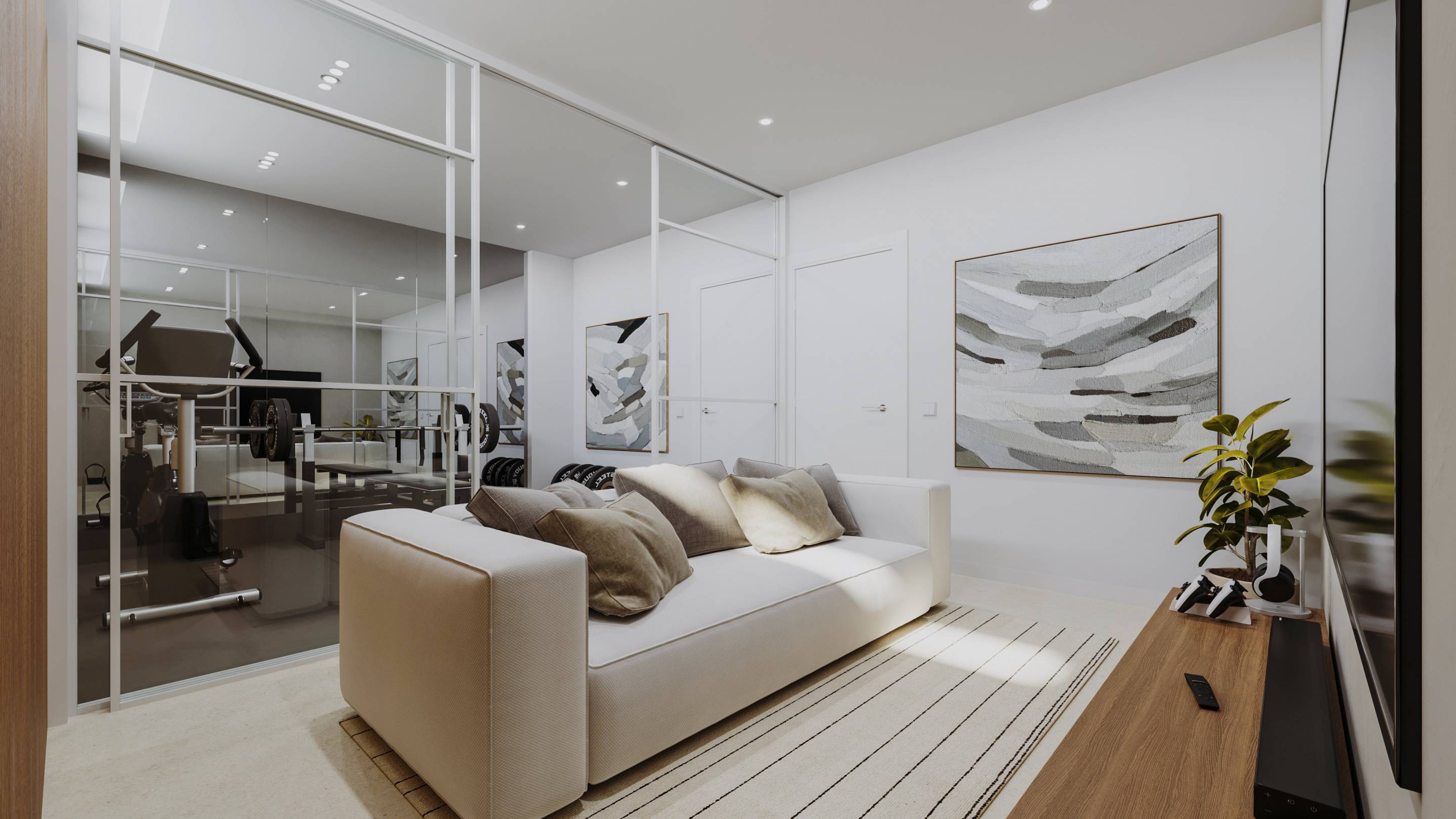 Upper-floor landing in 3-bedroom townhouse, Castillo de Sohail