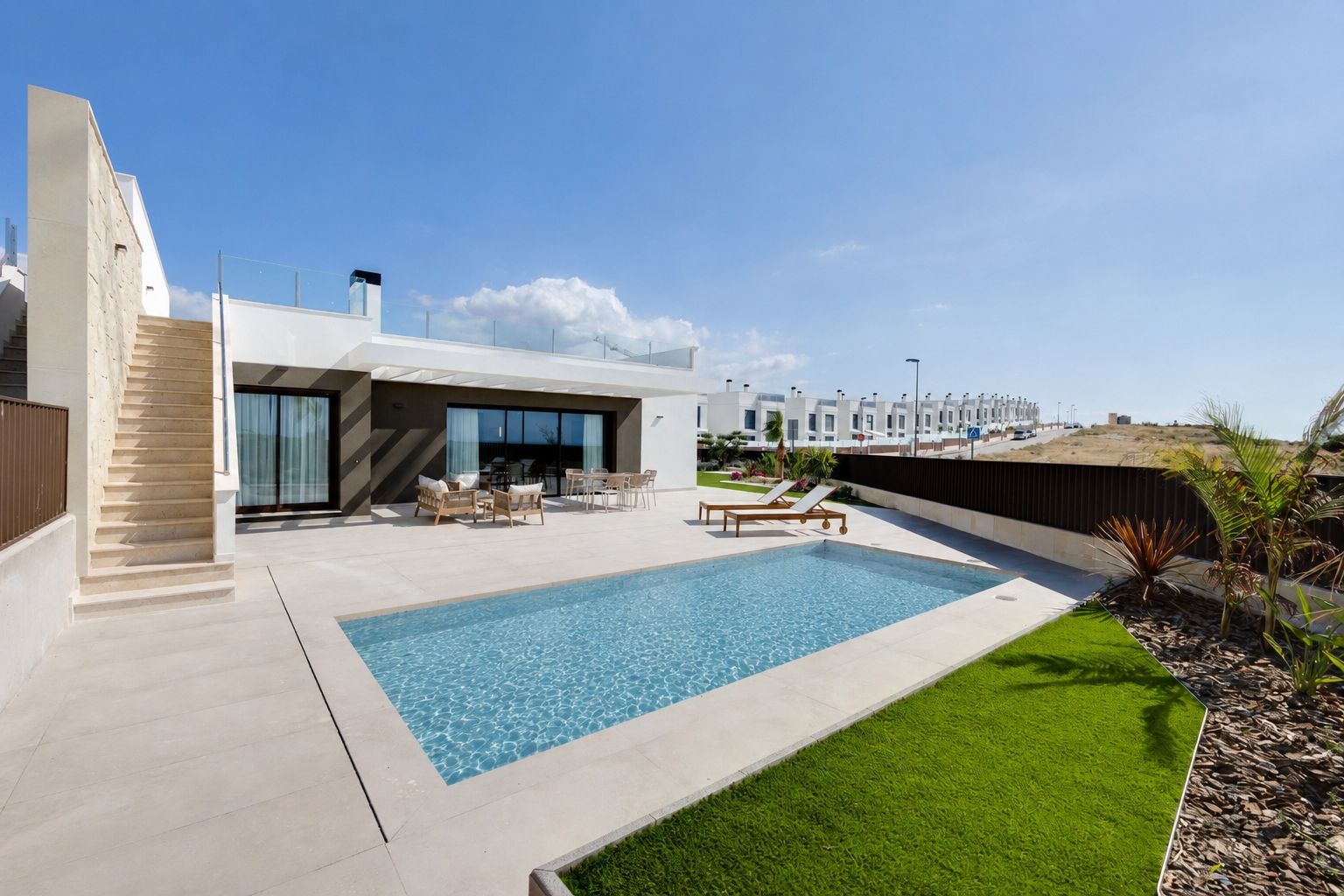 Living area in 3-bedroom townhouse, Dorado Country Club, Mutxamel