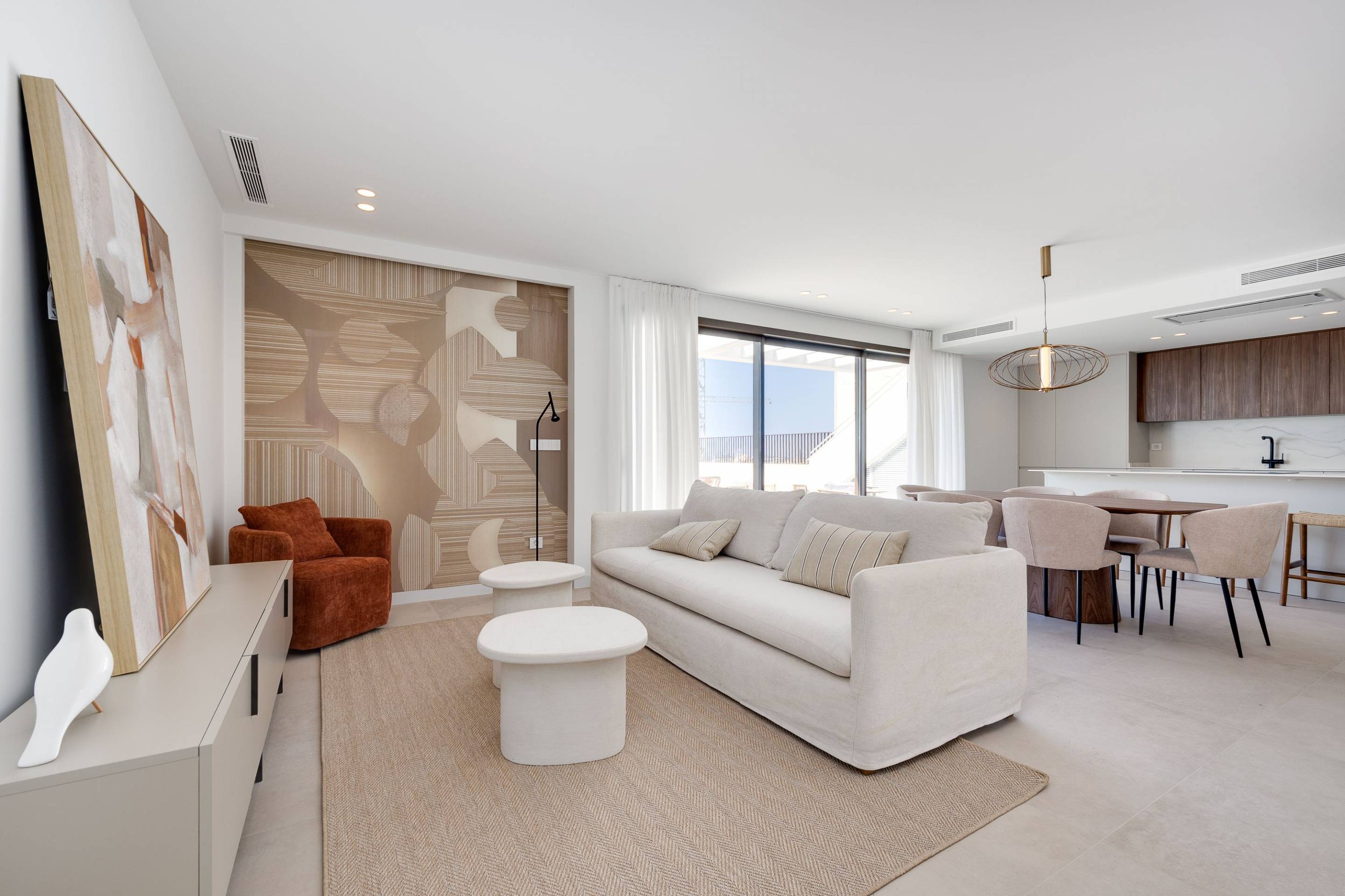Double bedroom with built-in wardrobes in townhouse, Dorado Country Club, Mutxamel