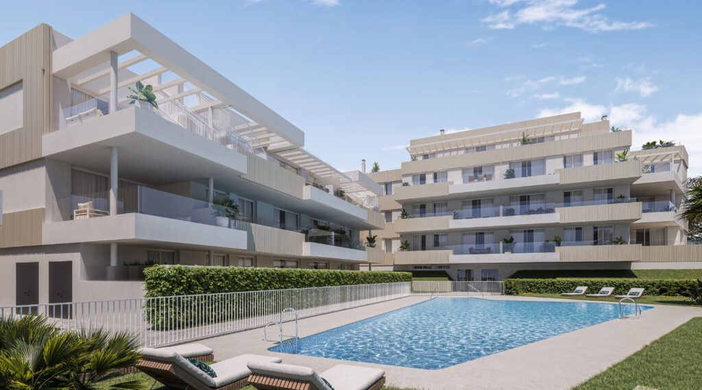 Kitchen in 1-bedroom new-build apartment on third floor, Centro, Estepona
