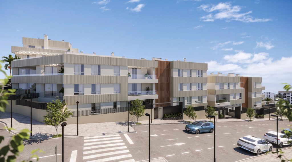 Bedroom with built-in wardrobes in new-build apartment, Centro, Estepona