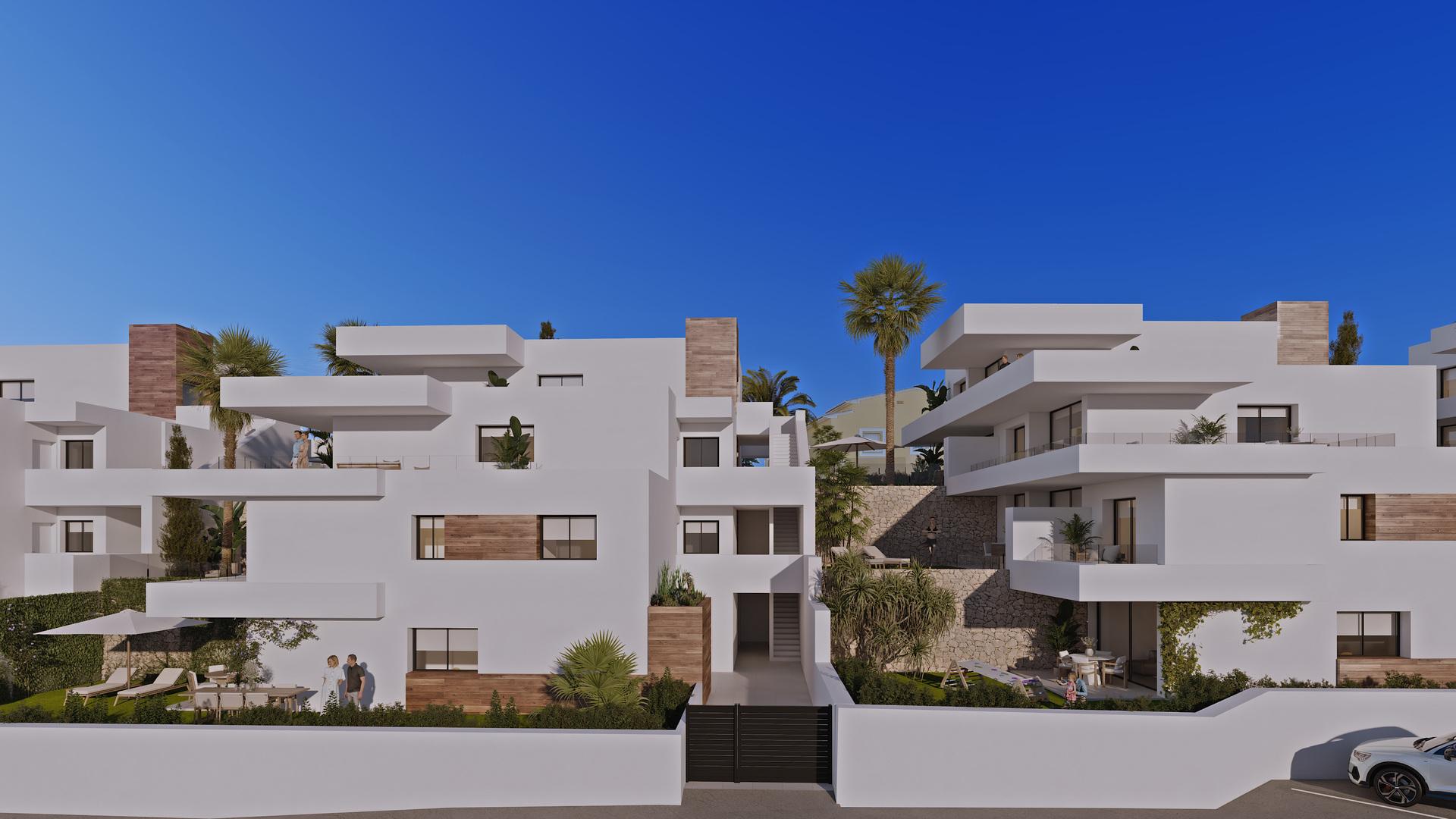 Floor plan showing the layout of the 3-bedroom penthouse
