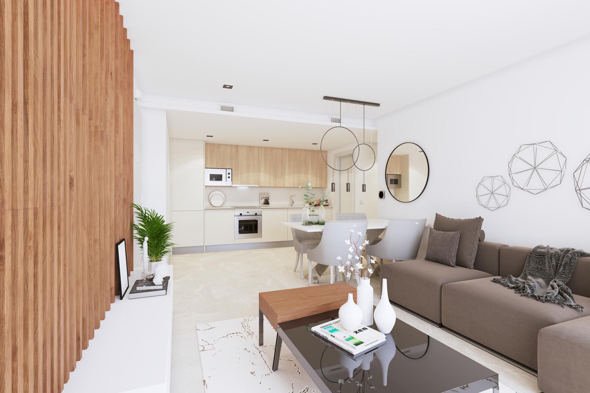 Solarium area on residential development, Cortés, Benahavis