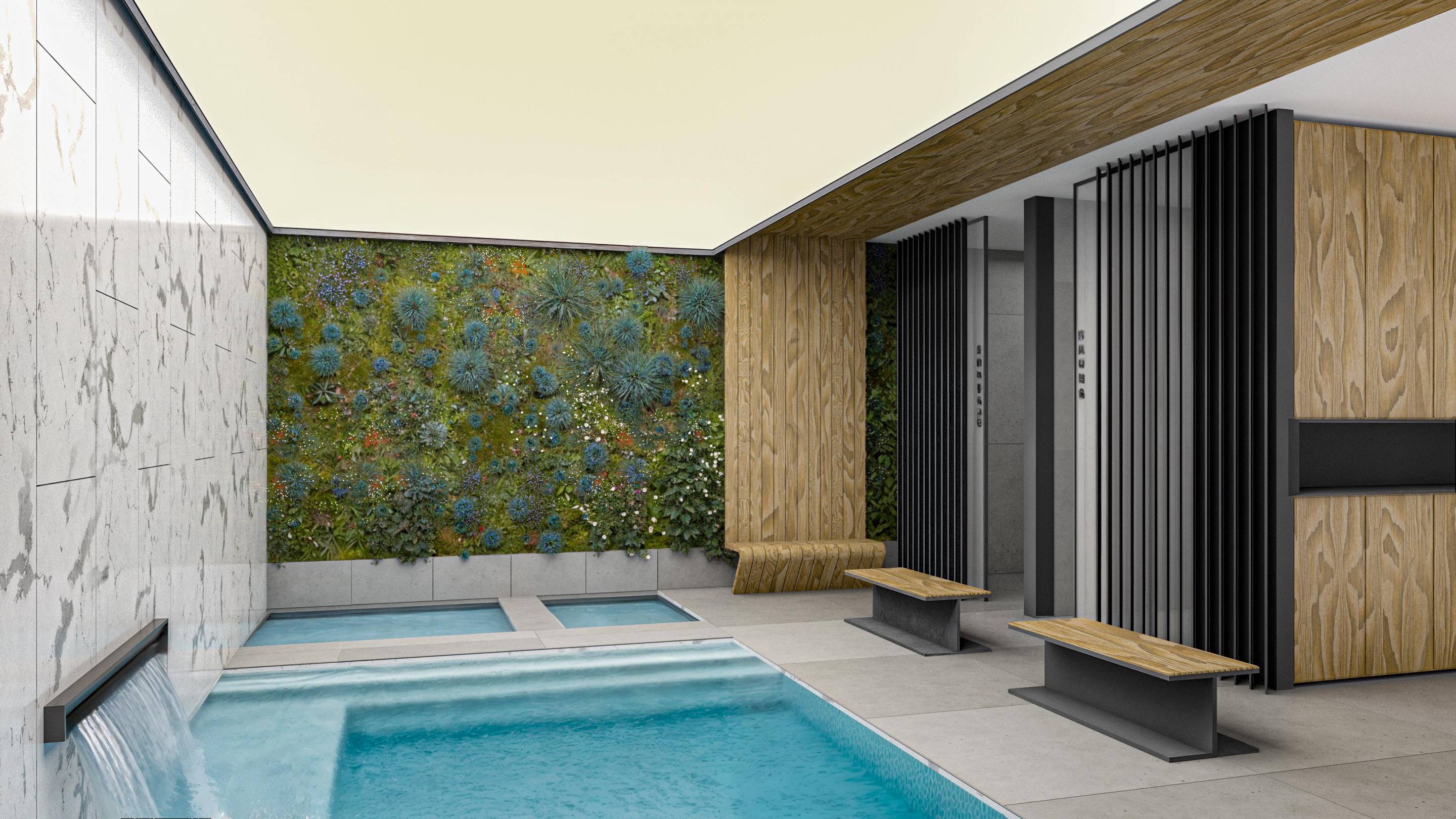 Rooftop solarium with open sky views in new-build development, Selwo, Estepona