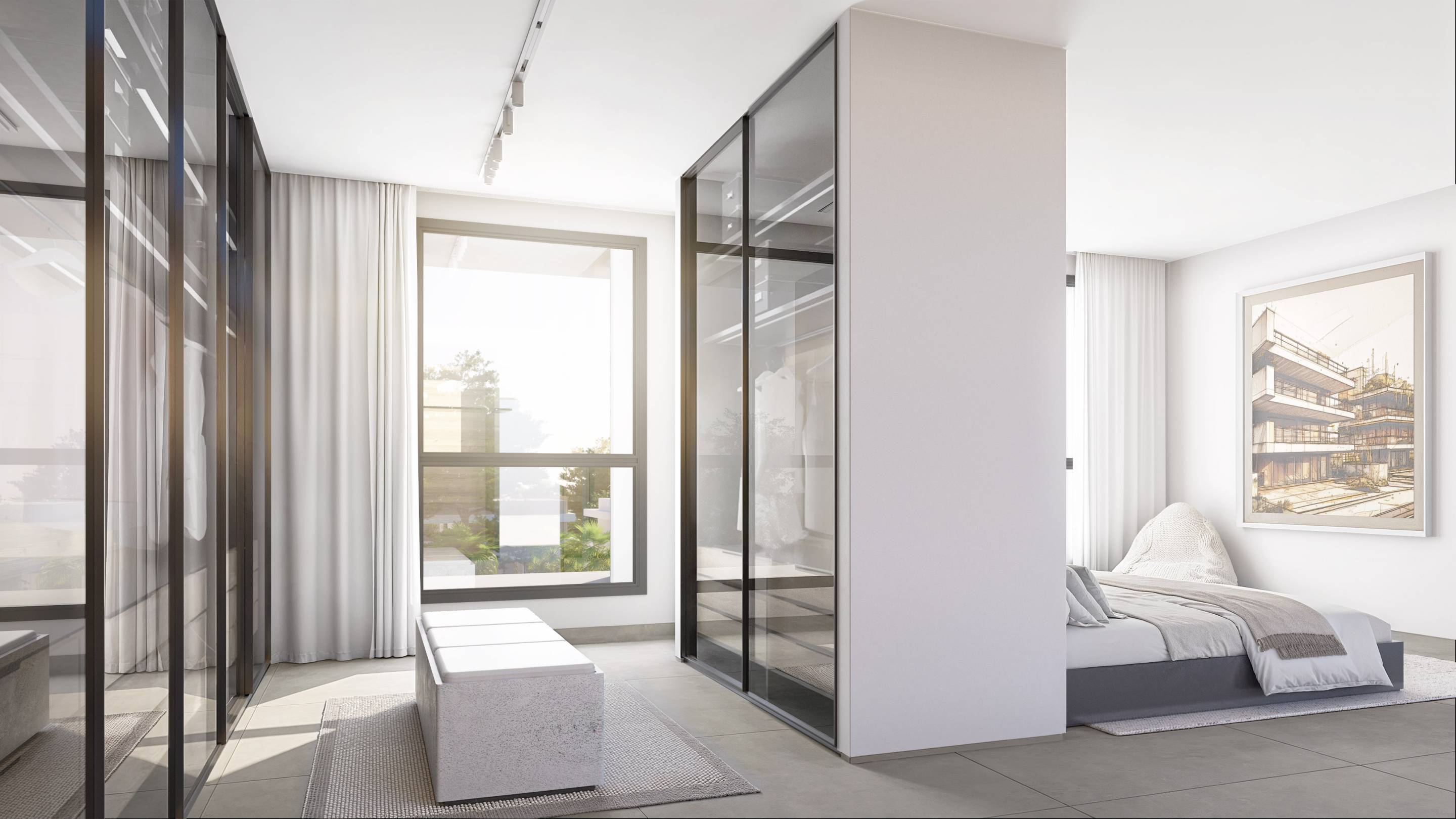 Terrace with outdoor space in second-floor new-build apartment, Selwo, Estepona