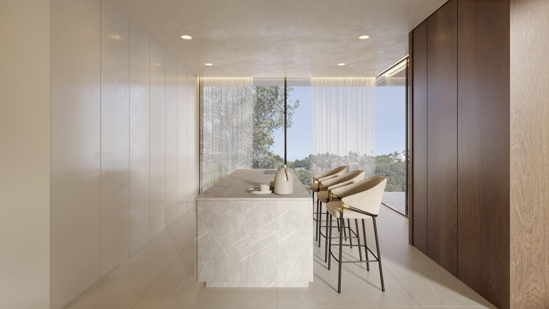 Second bathroom in new-build villa, Pinar de Advocat-Cometa, Moraira