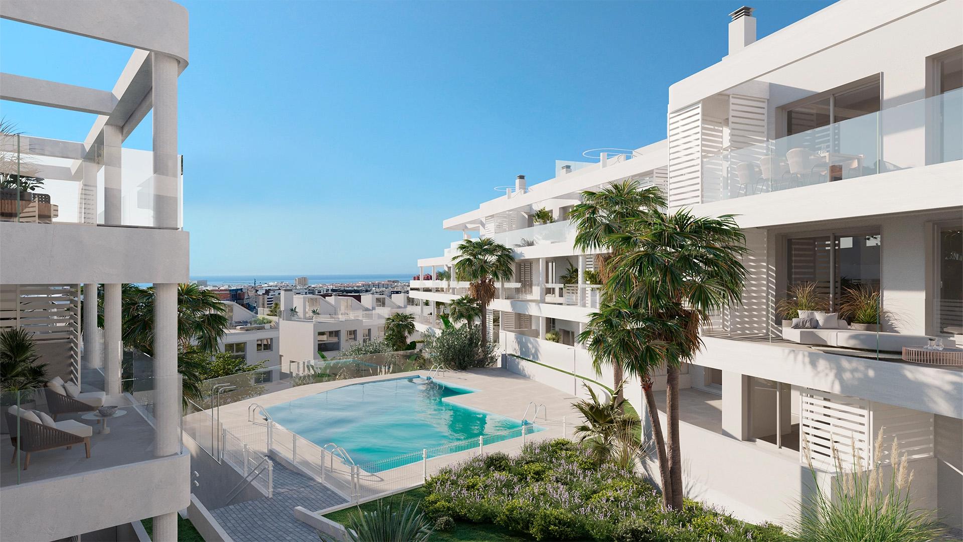 Lift interior serving new-build villa development, Zona Calvario, Estepona