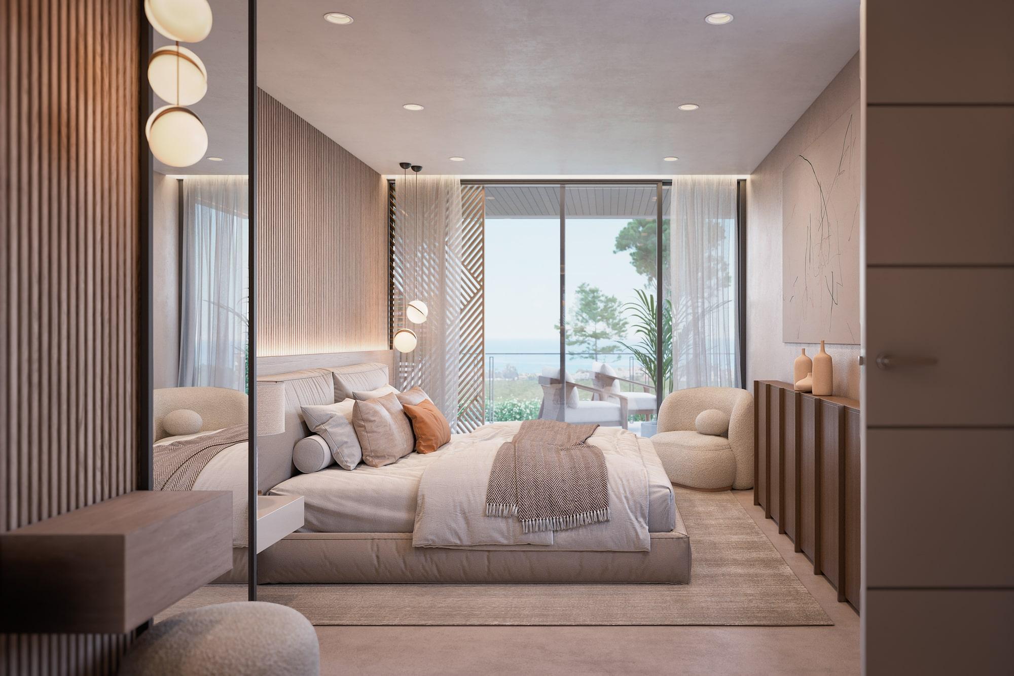 Second bathroom in new-build penthouse, La Cerquilla, Marbella