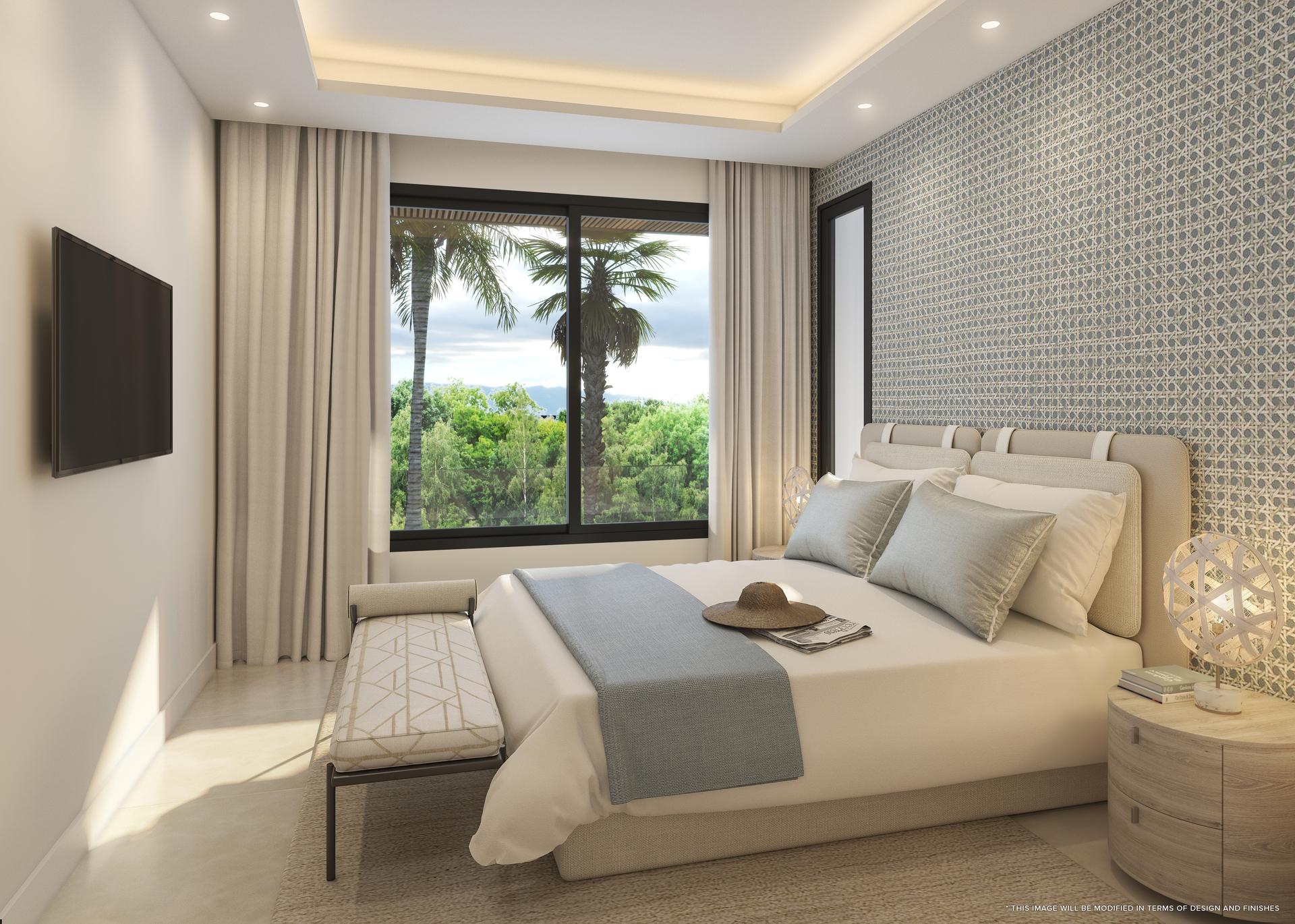 Third bathroom with modern finish in new-build villa, Riviera del Sol