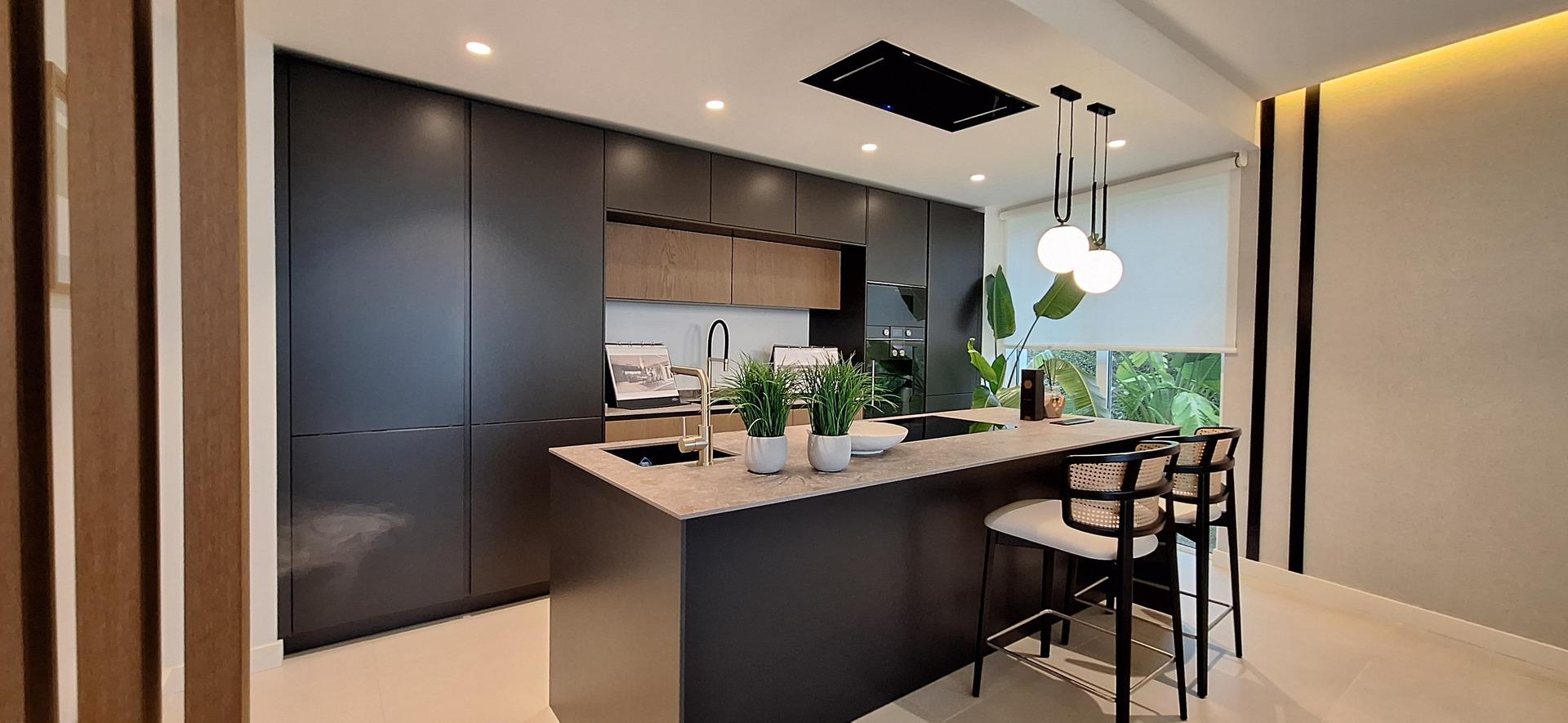 Interior finish detail in new-build villa, Riviera del Sol, Mijas