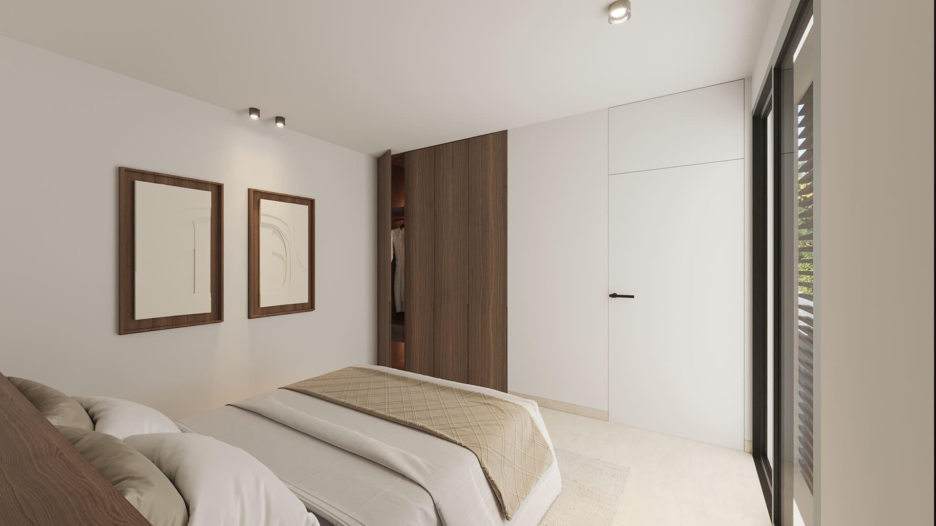 Building exterior showing top-floor penthouse level, Nueva Milla De Oro, Estepona