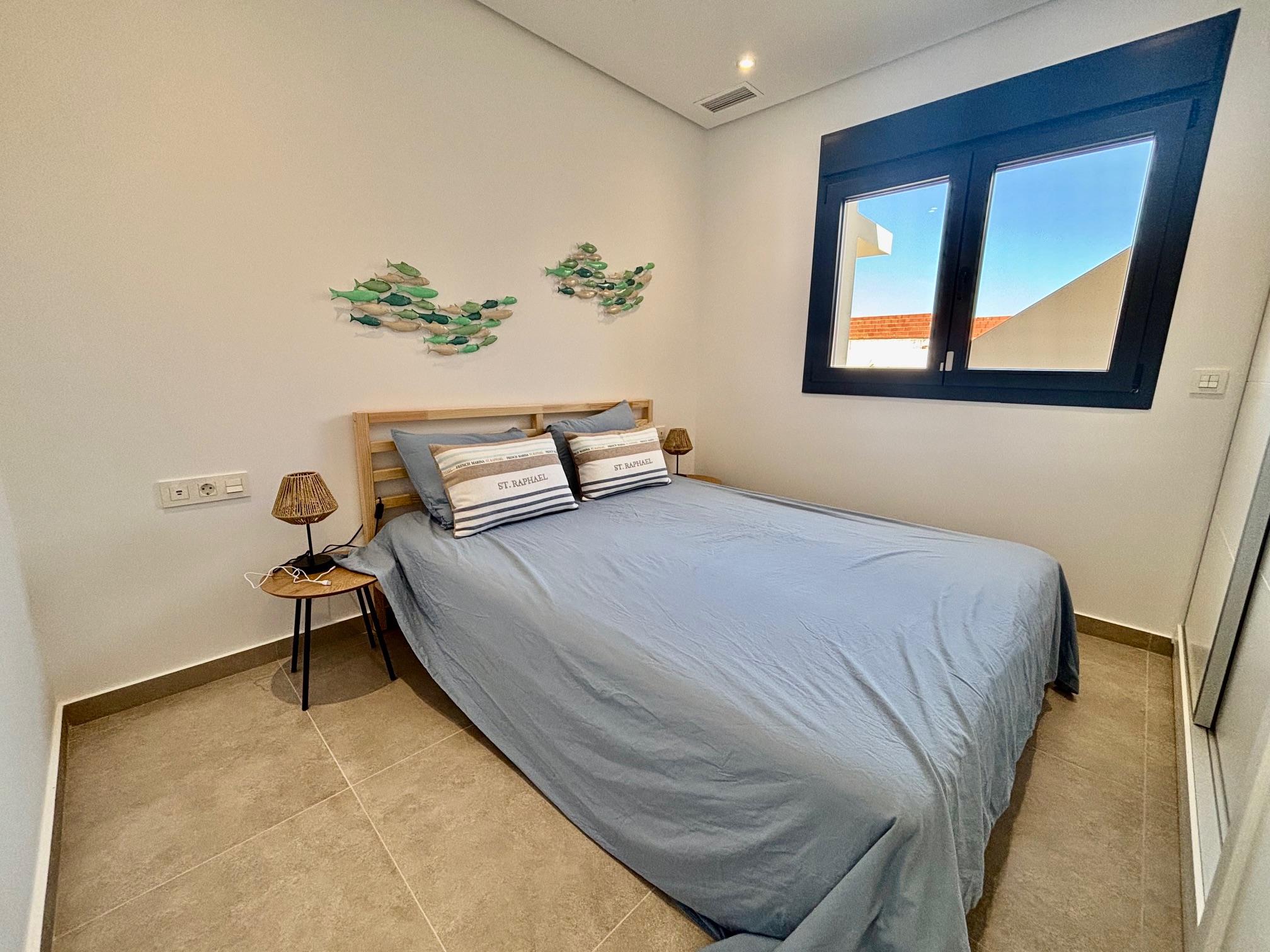 Garden-level view of villa plot in Rafal, Alicante