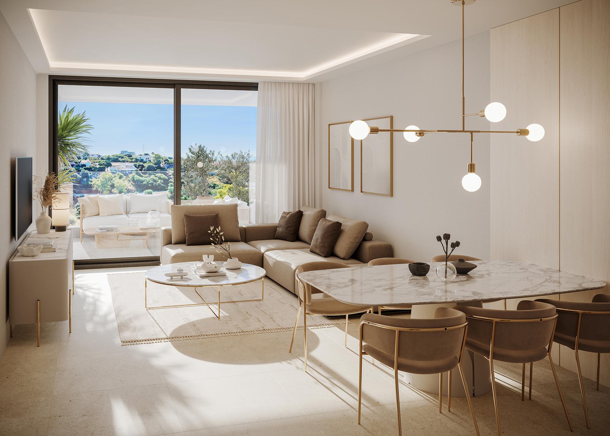 Entrance hallway of penthouse, Torreblanca del Sol, Fuengirola