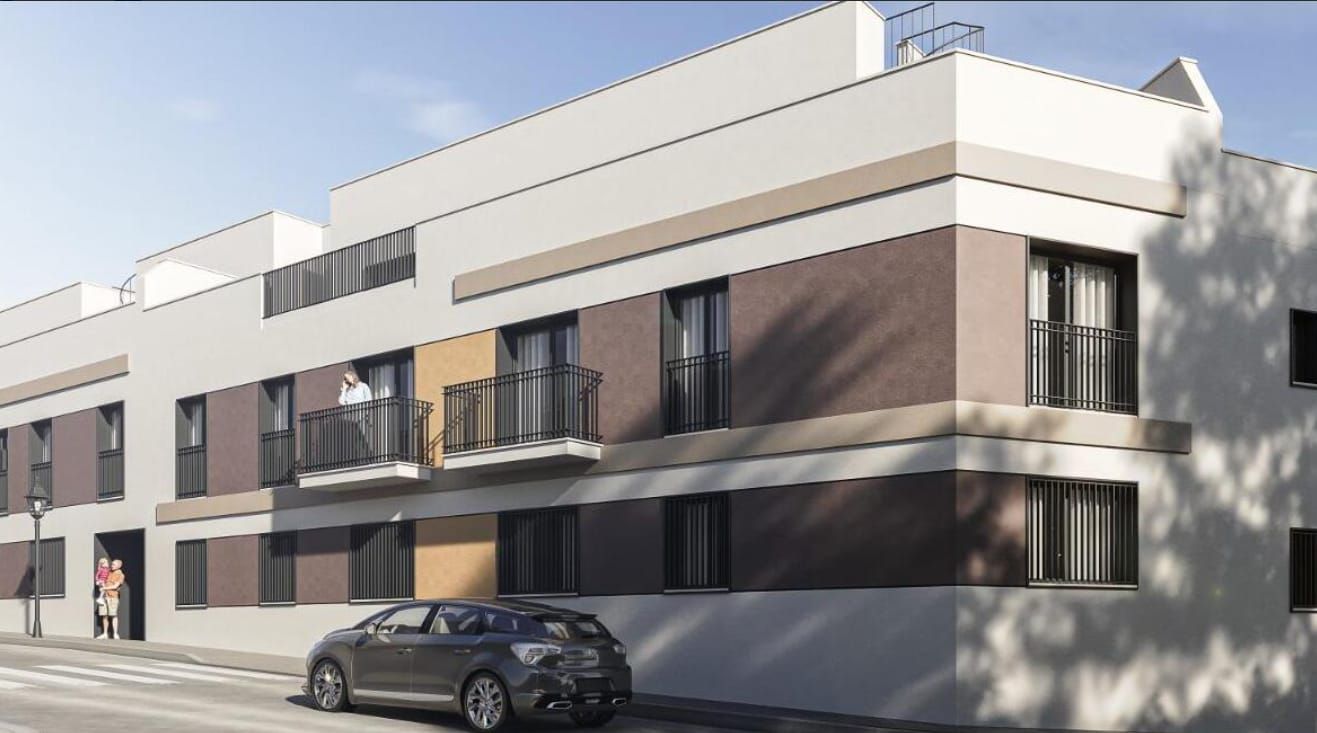 Exterior facade of new-build bungalow development in Bel-Air-Cancelada-Saladillo