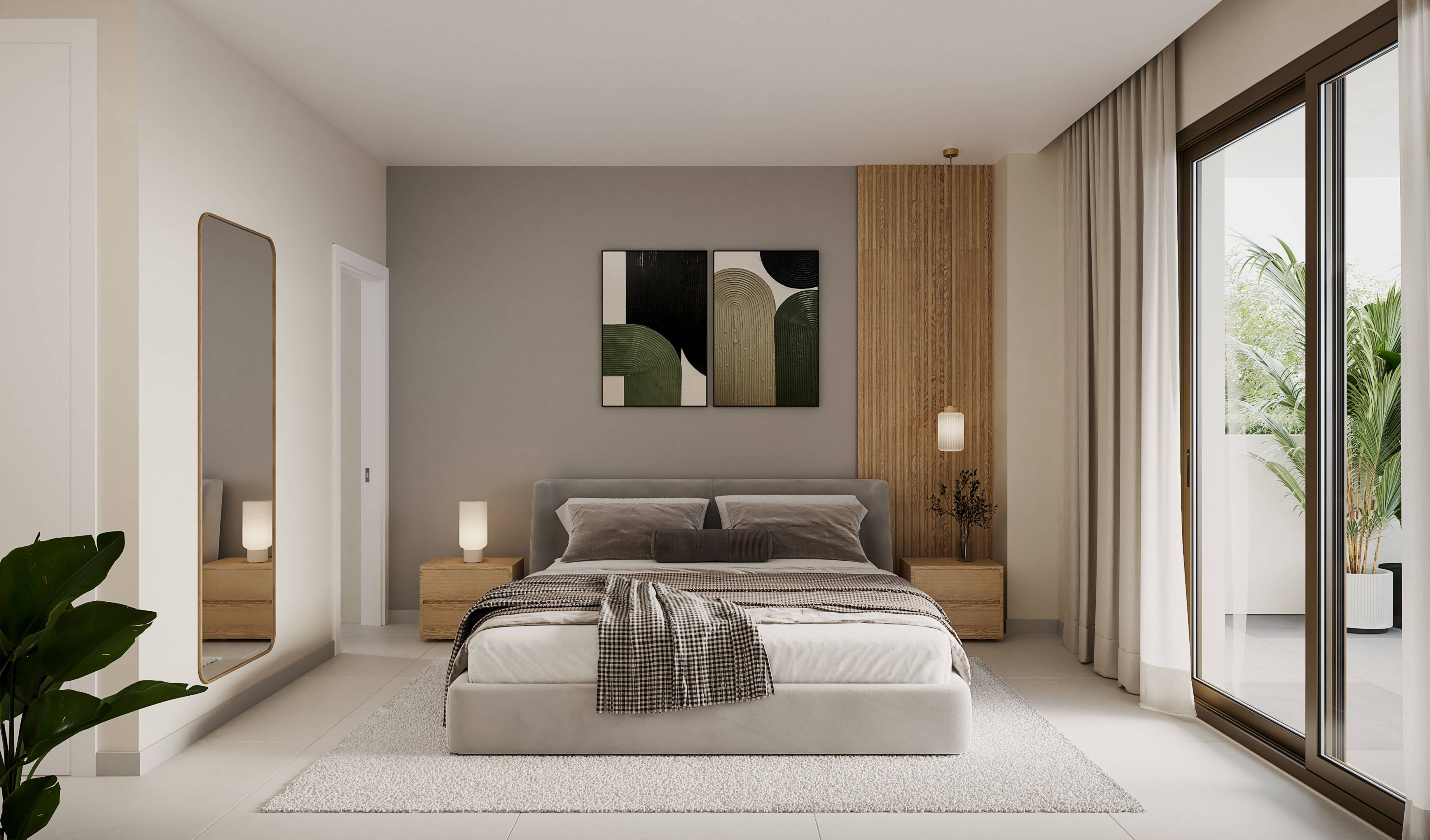 Terrace furniture and outdoor living space, penthouse, Parque Central