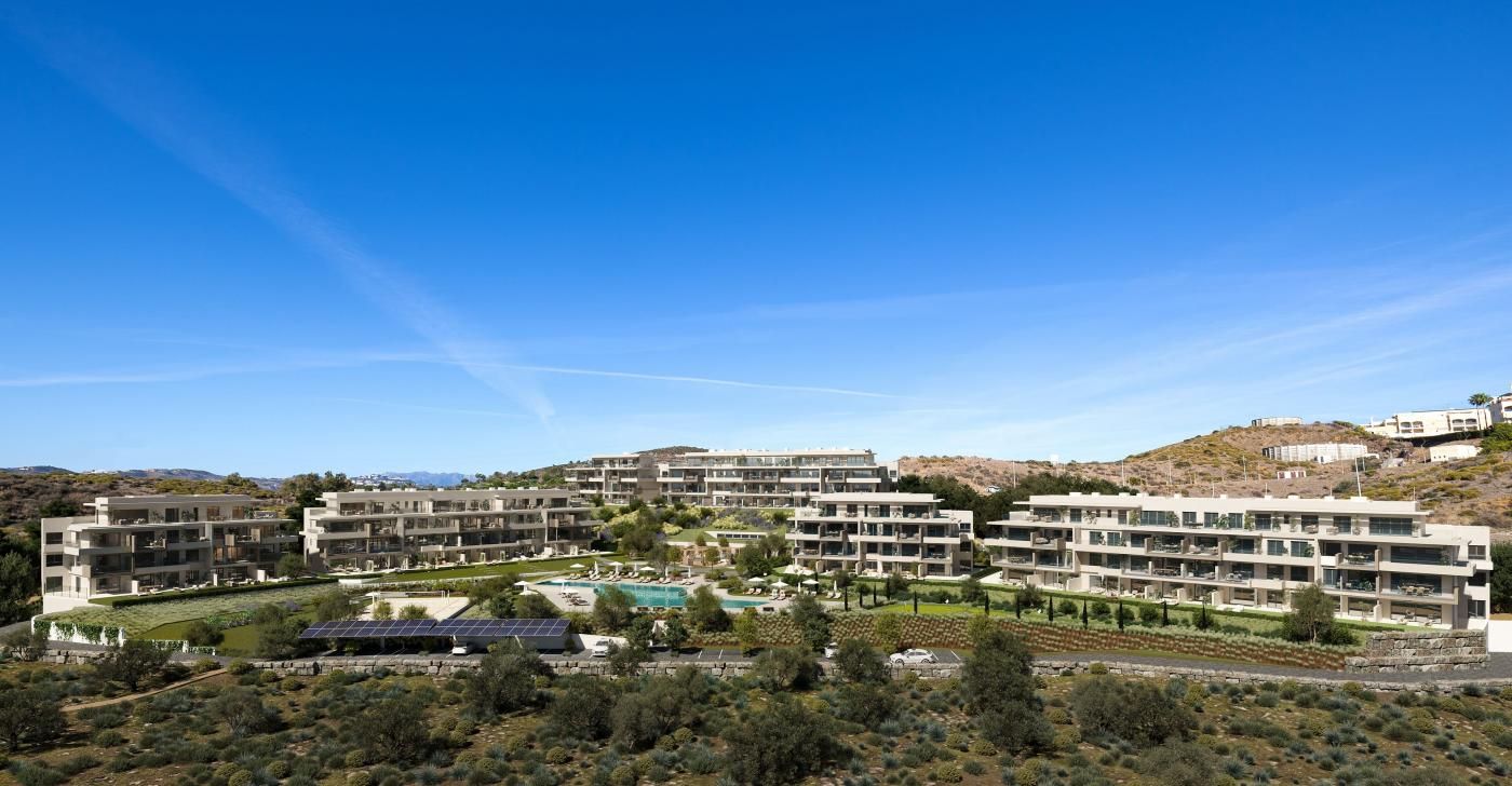 Terrace area of new-build penthouse, Hipódromo-Cerrado del Águila, Mijas