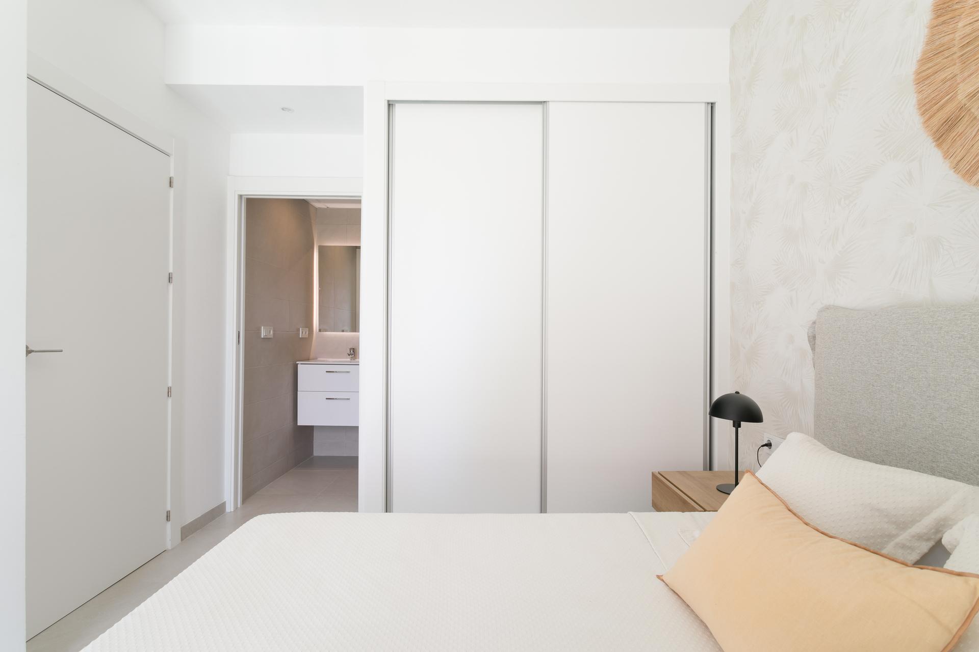 Kitchen appliances and cabinetry in penthouse, Torreblanca