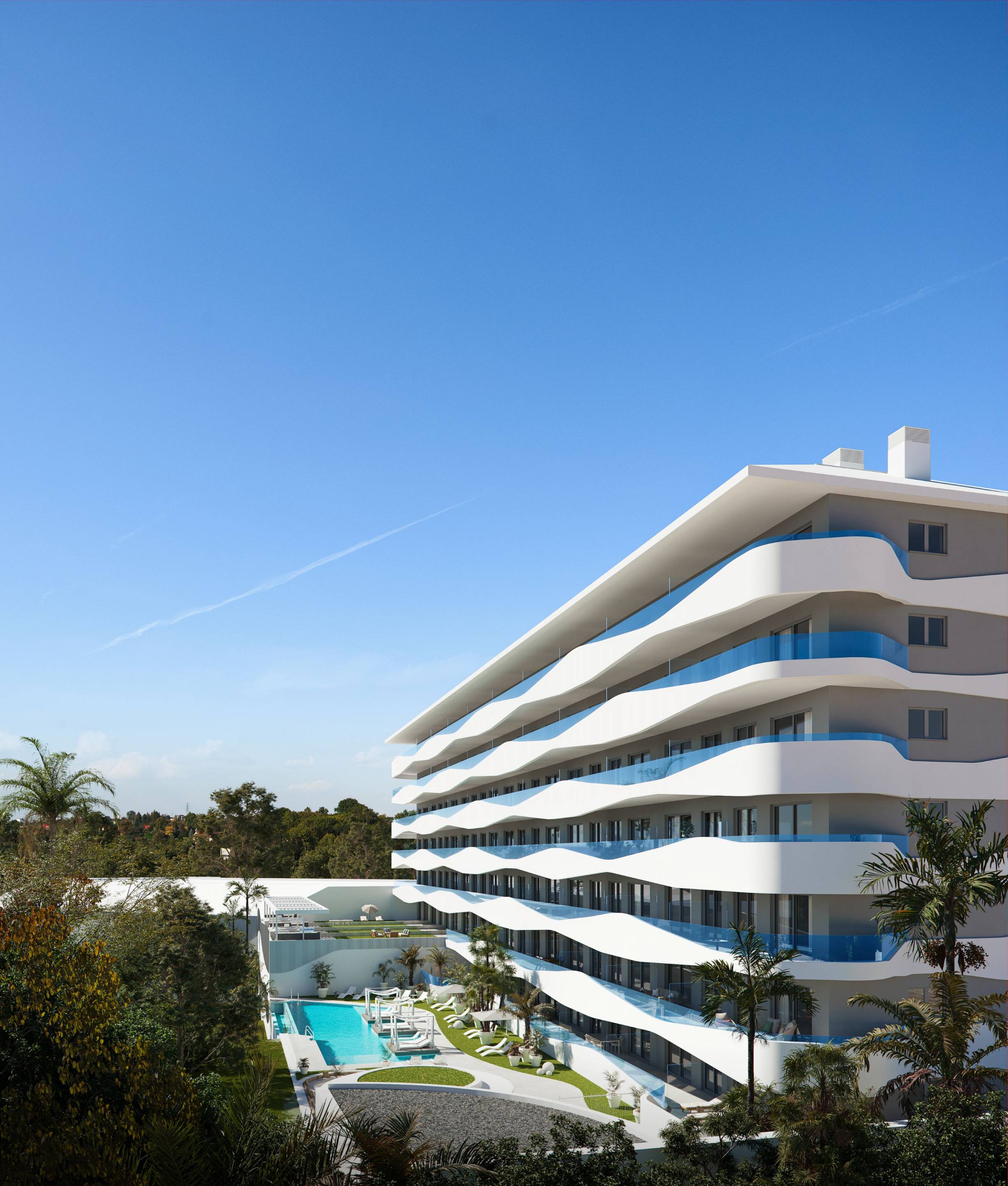 Apartment for sale in La Calerita, Fuengirola - first-floor new-build building exterior
