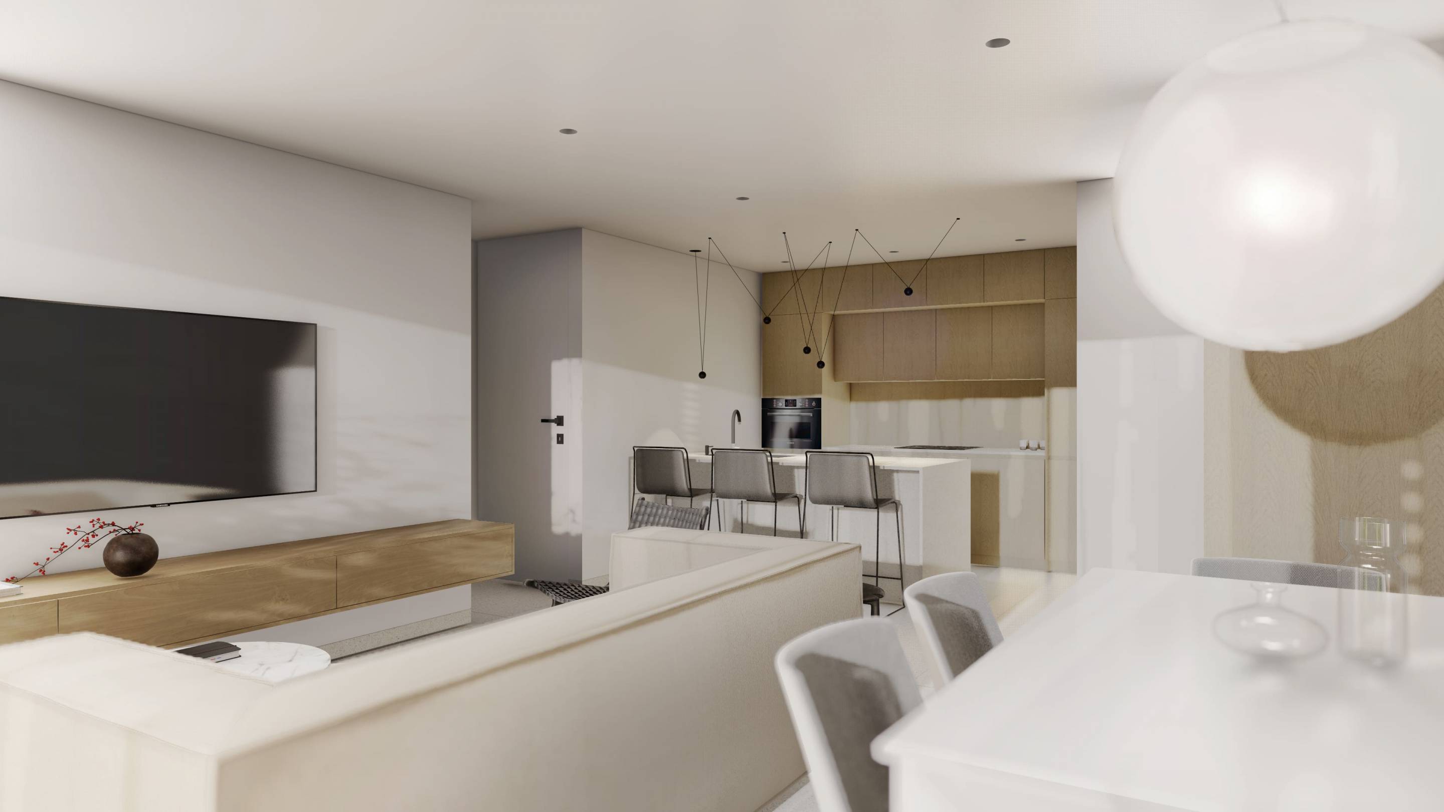Utility area in new-build penthouse, El Raso