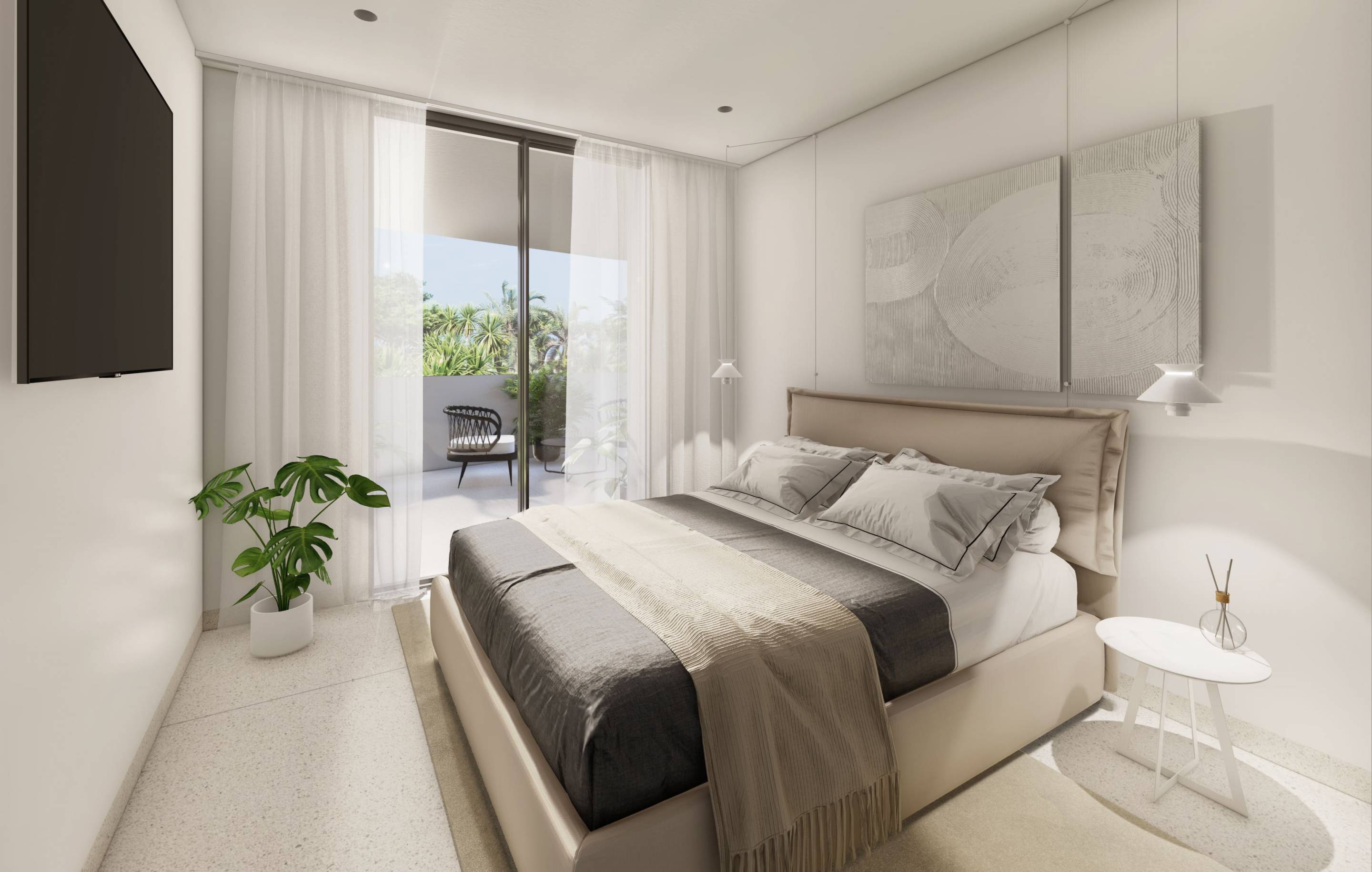 Second bathroom in 2-bedroom penthouse, El Raso