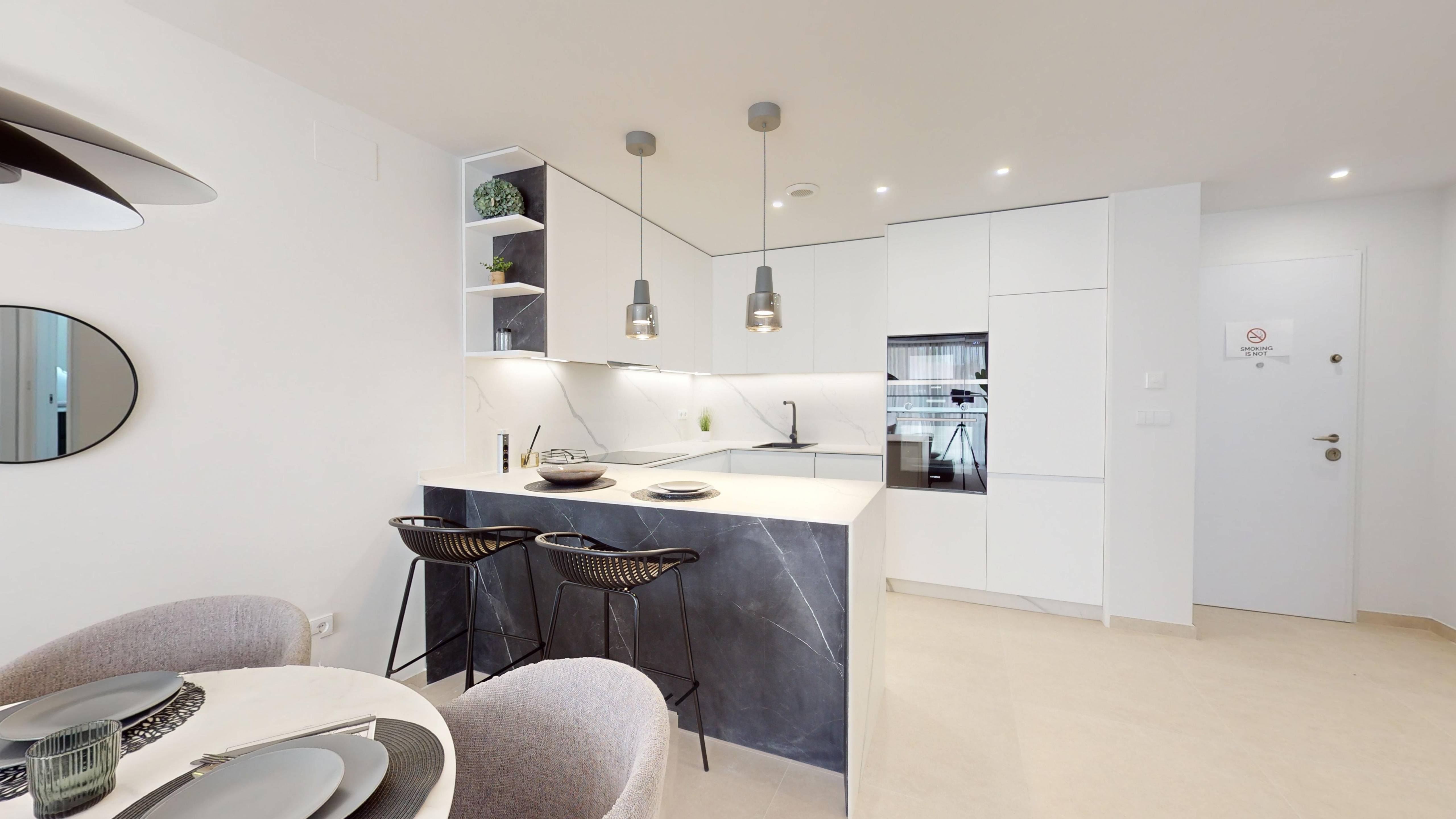 Ground-floor terrace with garden outlook, Lomas de Cabo Roig apartment