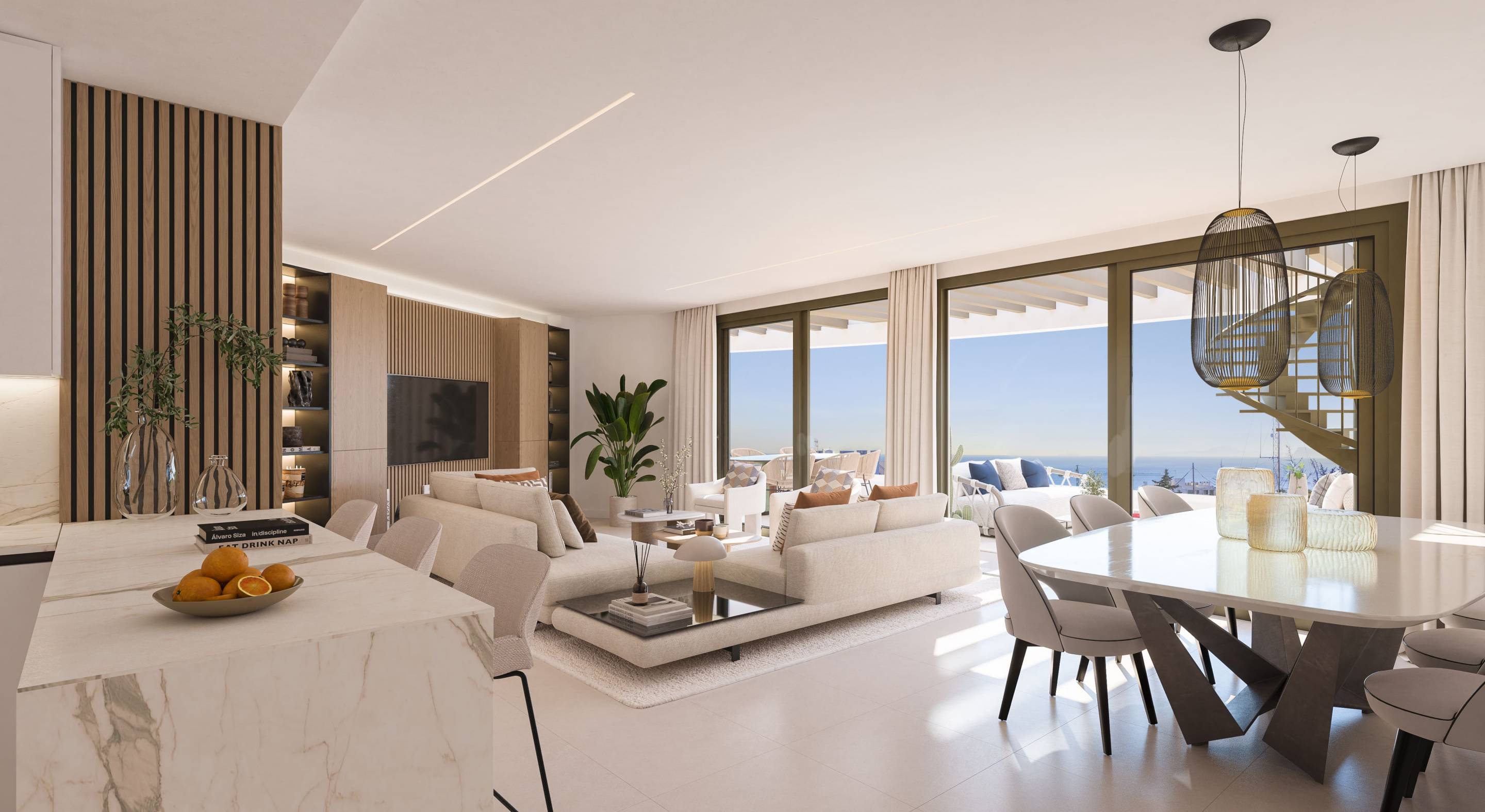 Site plan of new-build residential development in Las Mesas, Estepona