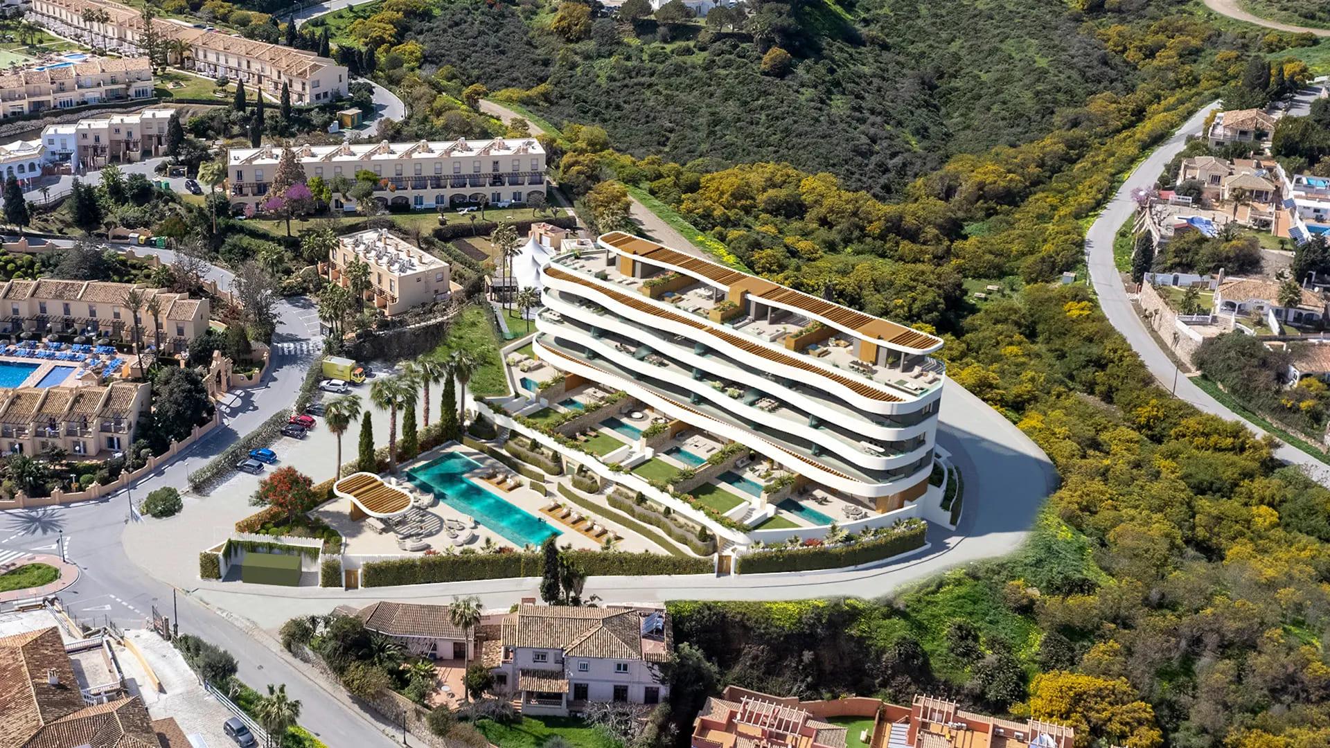 Terrace or outdoor space in ground-floor apartment, Calaburra, Mijas