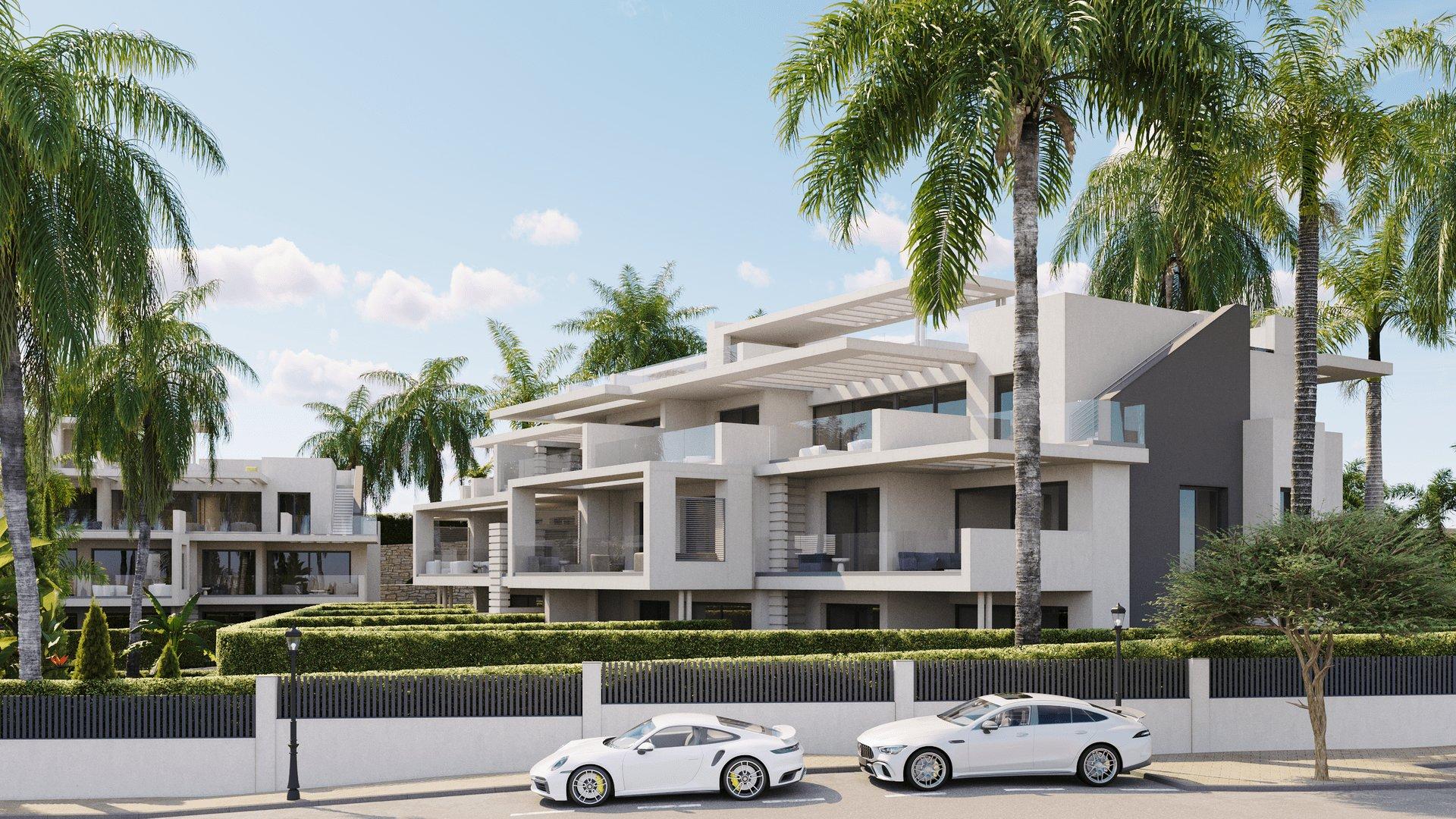 Utility room in 3-bedroom new-build apartment, Azata Golf Estepona Oeste