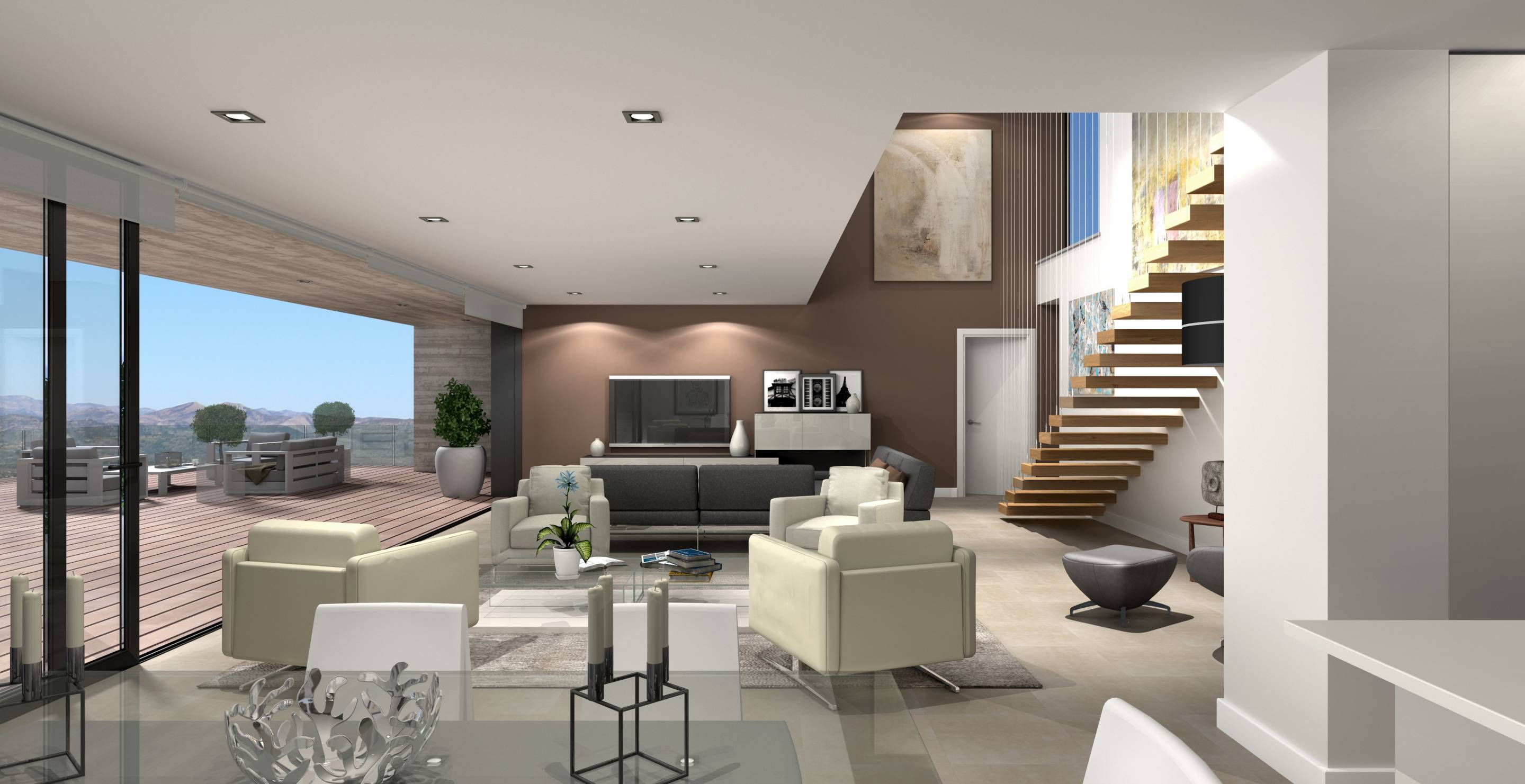 Private pool and pool terrace, new-build villa in Alcassar, Benitachell