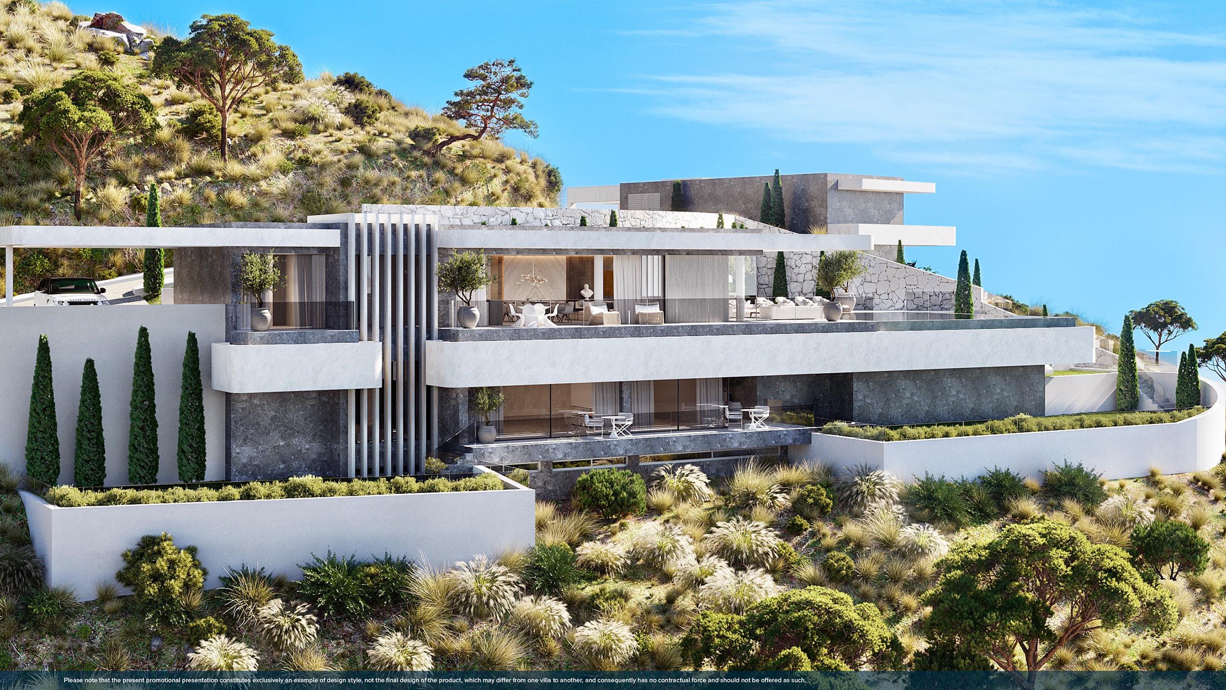 Interior view of 4-bedroom new-build villa, El Madroñal, Benahavis