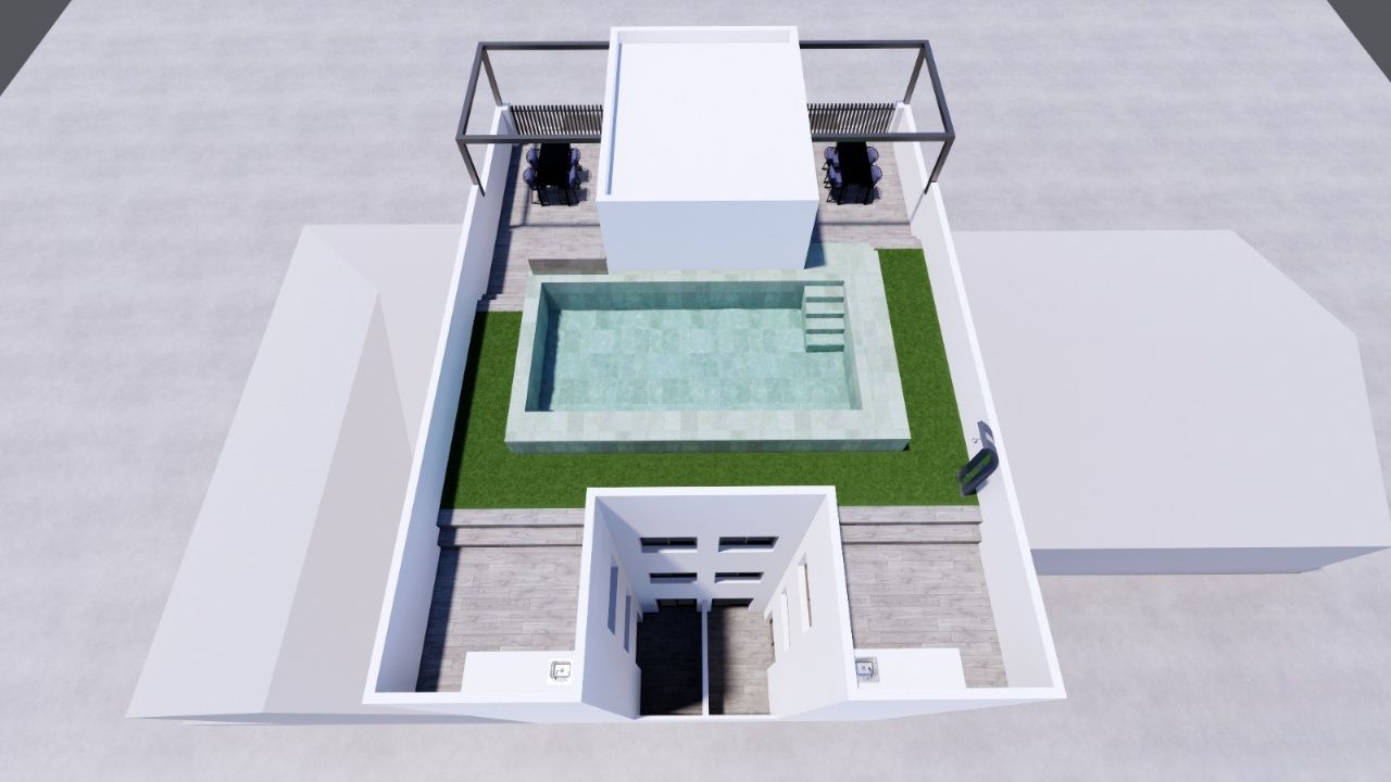 Master bedroom with fitted furniture, 2-bedroom apartment, El Mojón, Pilar De La Horadada