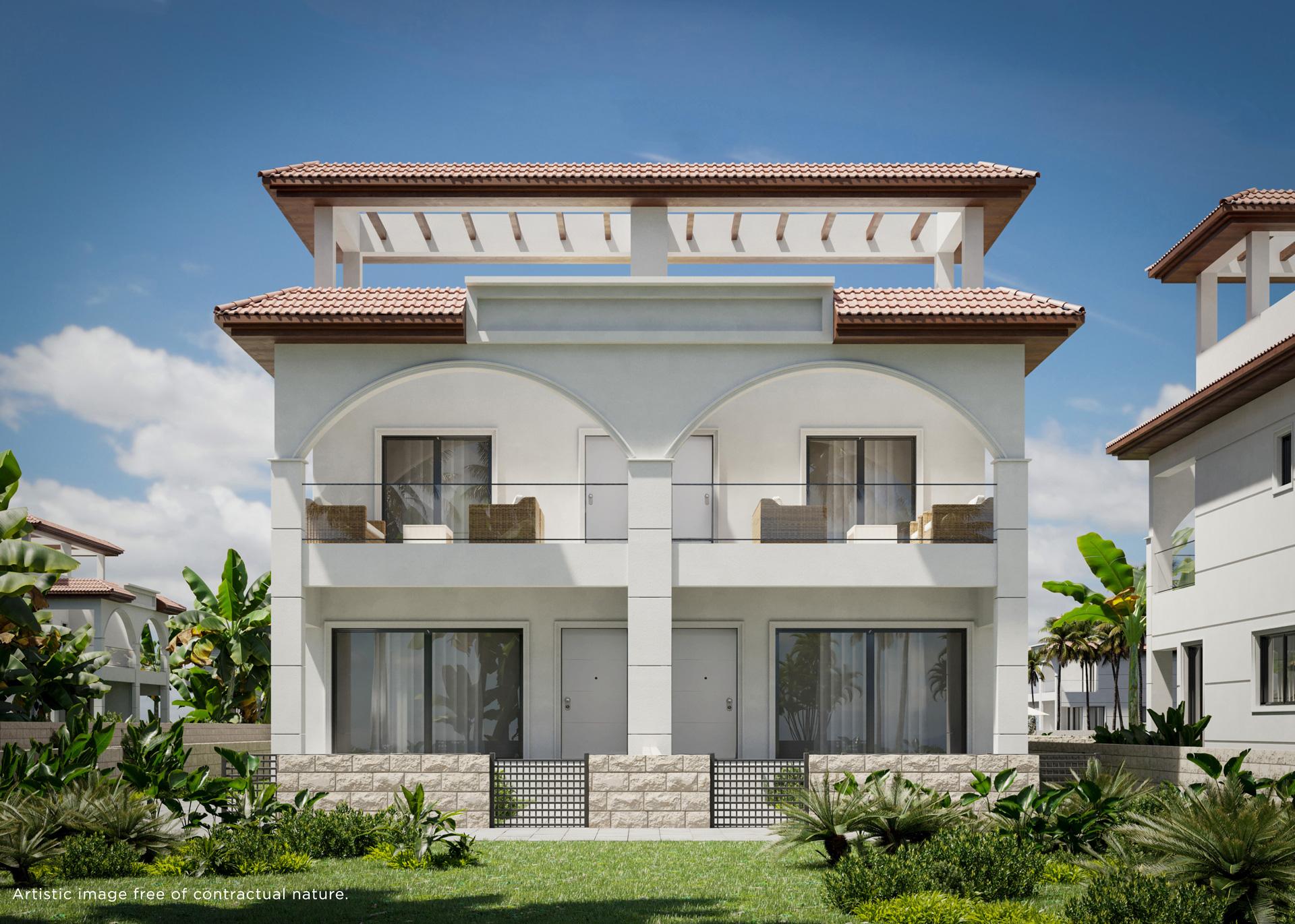 Private garden of ground-floor bungalow, Lo Marabu, Rojales