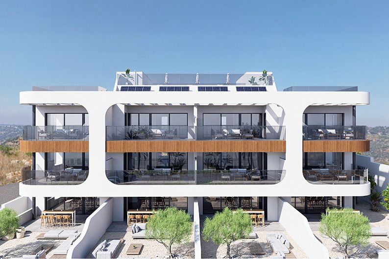 Living area in 3-bedroom new-build apartment, Pueblo 4, Benijofar