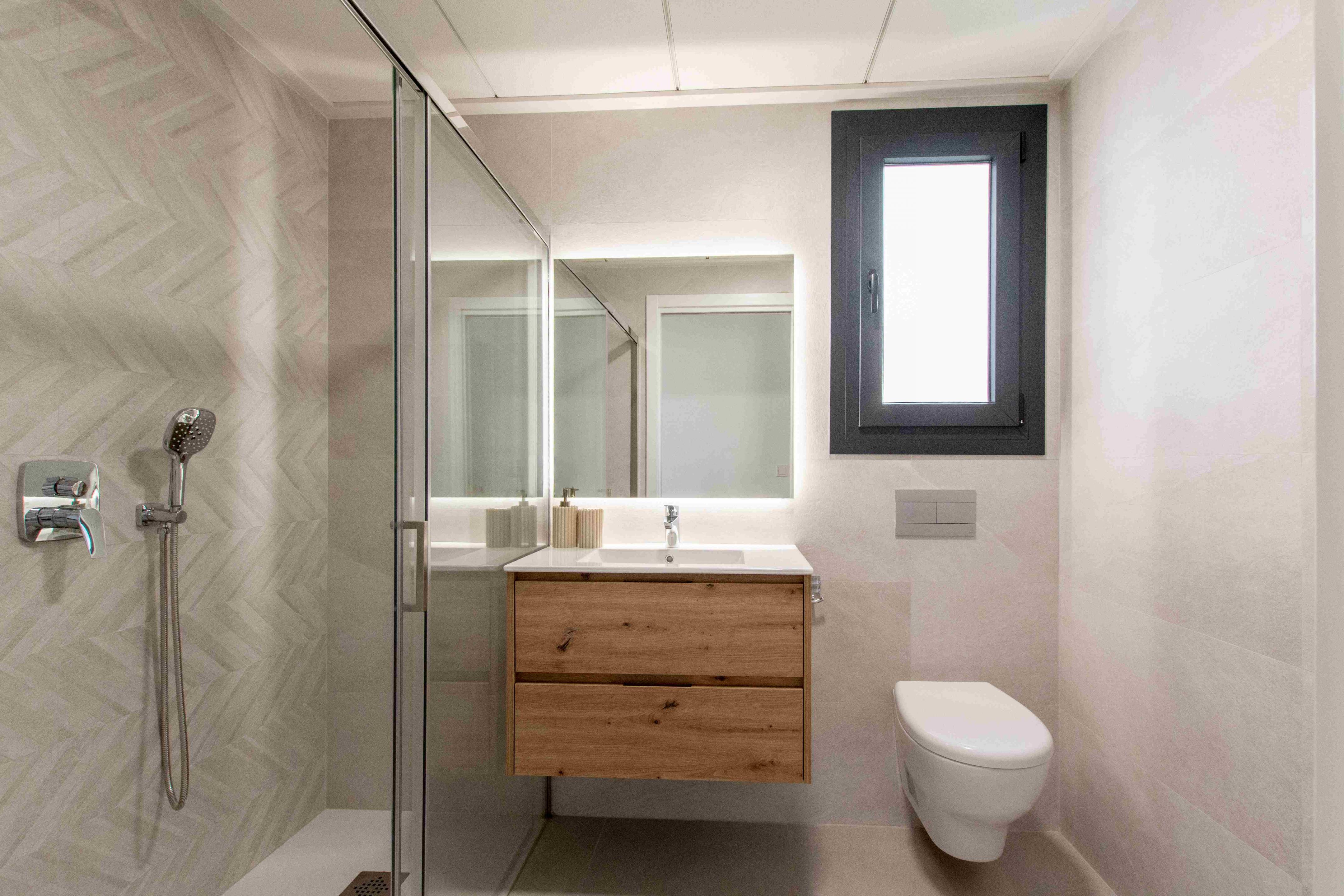 Main double bedroom in ground-floor new-build apartment, Camporrosso Village, Finestrat