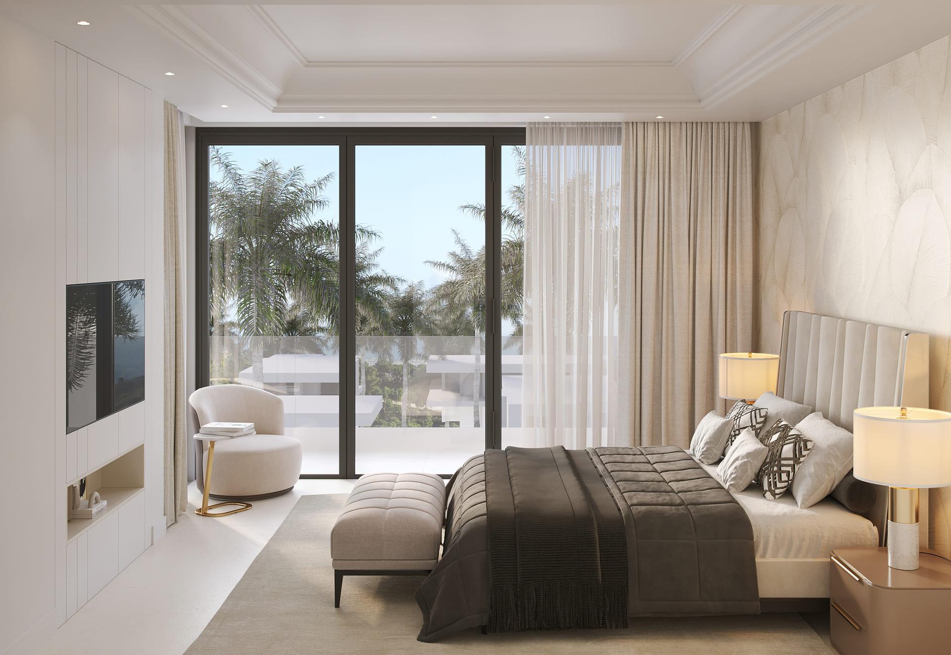 Ground floor reception room in 4-bedroom new-build villa, Hacienda, Marbella