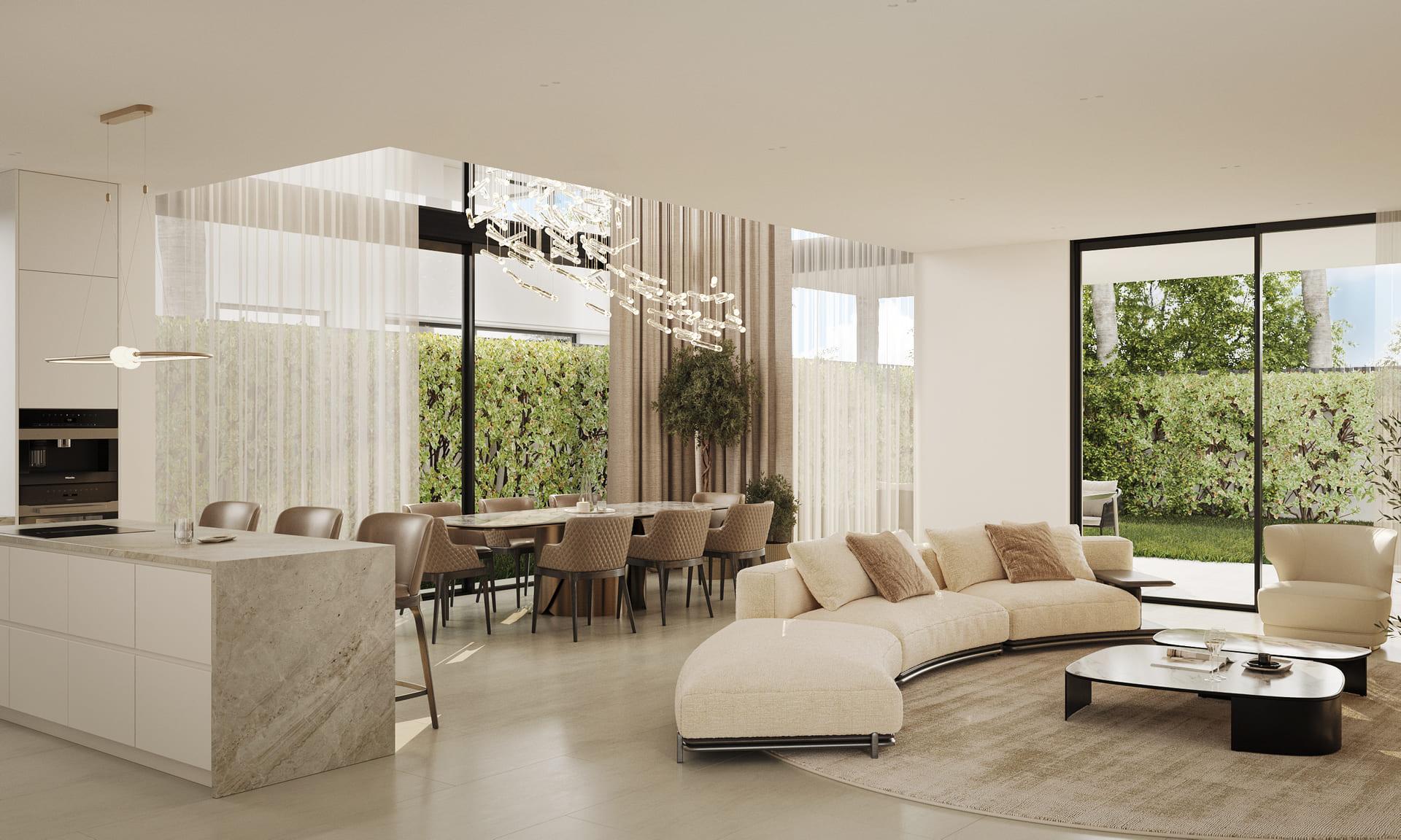 Second bedroom in 4-bedroom new-build villa, Hacienda, Marbella