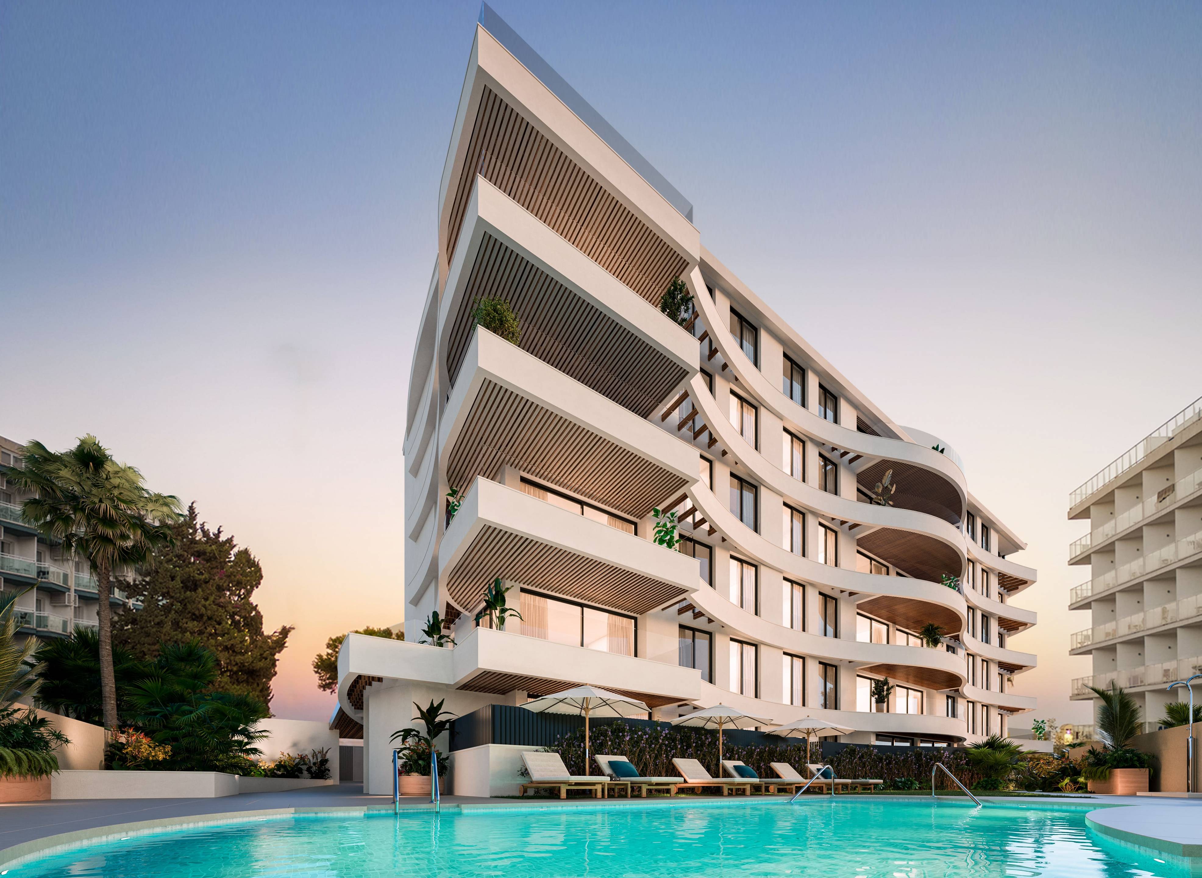 Underground parking space, one of two included with penthouse, Puerto Marina, Benalmádena