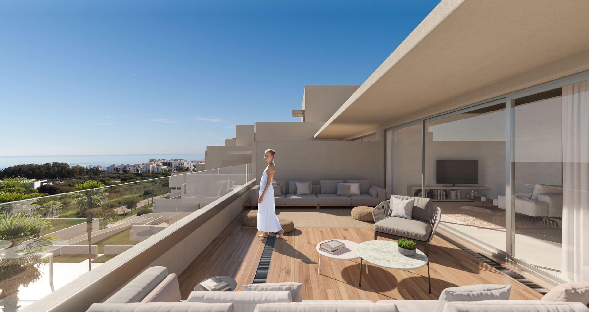 Communal gym with equipment in new-build development, Arroyo Enmedio, Estepona