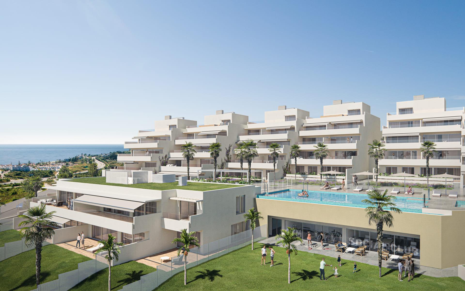 Two underground parking spaces allocated to apartment in new-build development, Arroyo Enmedio