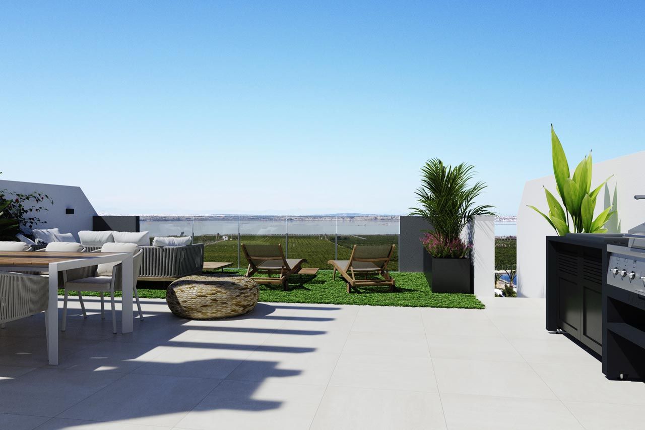 Covered parking spaces in new-build complex, Lago Jardín, Torrevieja